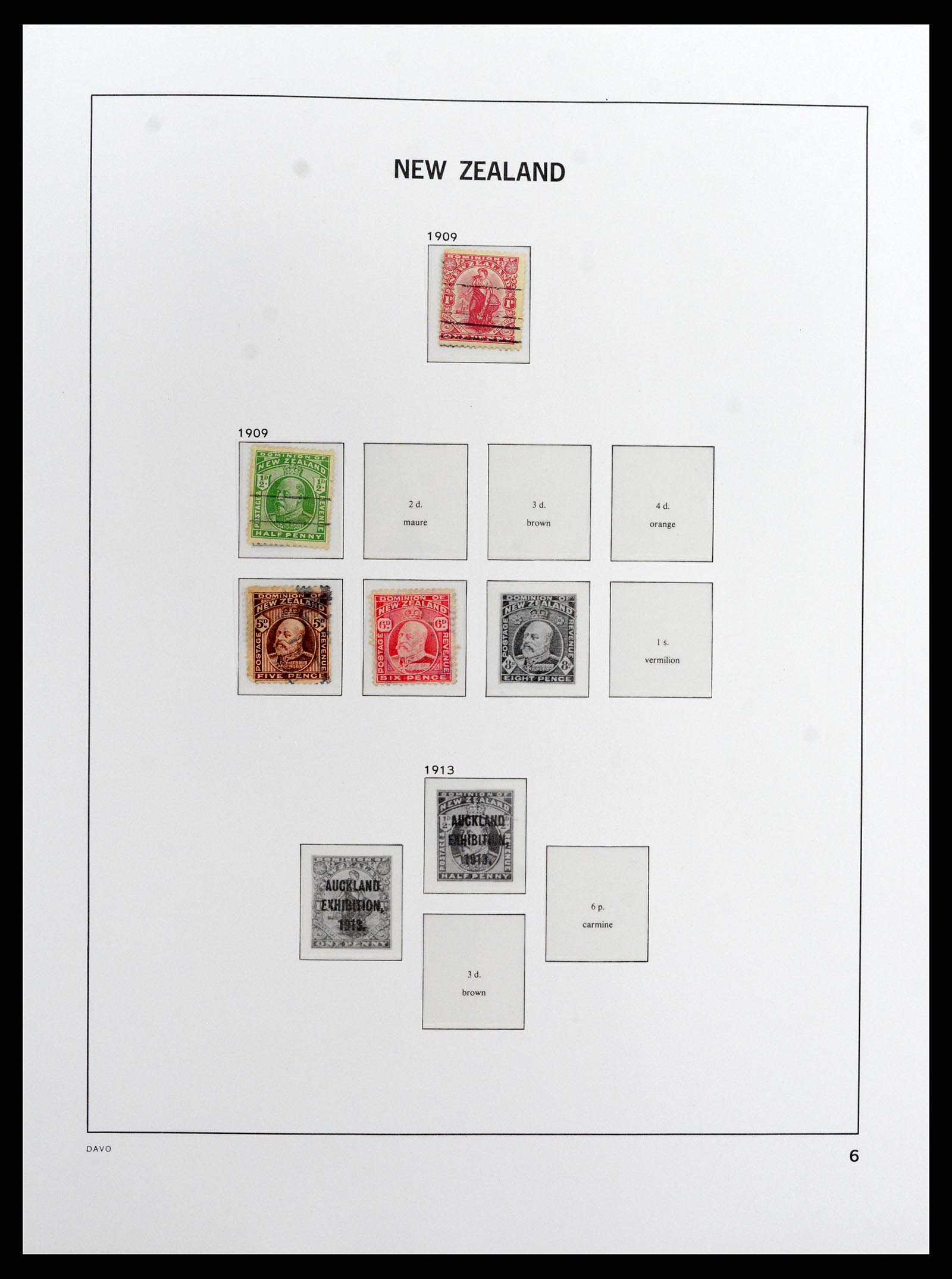 37731 005 - Postzegelverzameling 37731 Nieuw Zeeland 1873-1999.