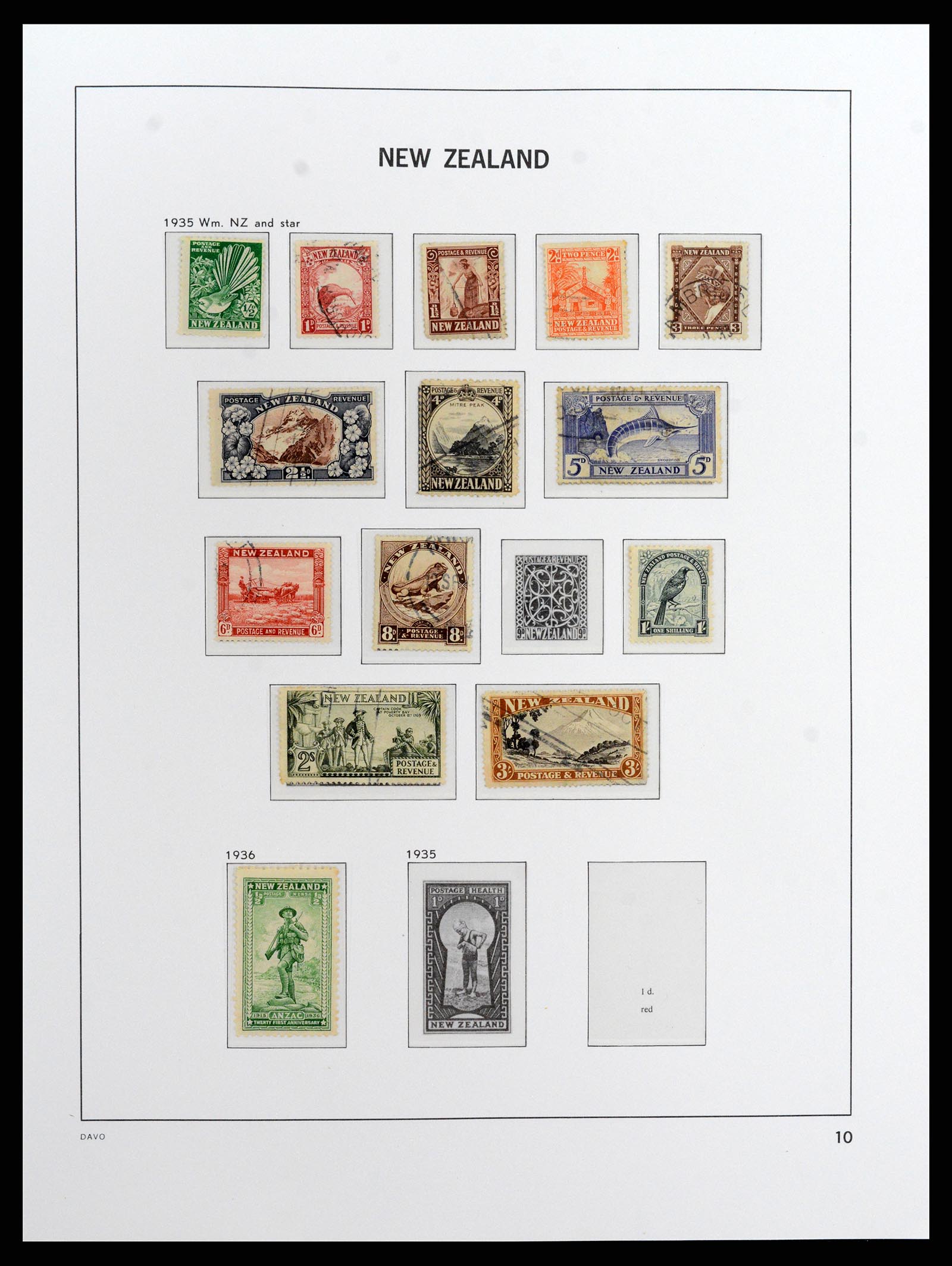 37731 009 - Stamp collection 37731 New Zealand 1873-1999.