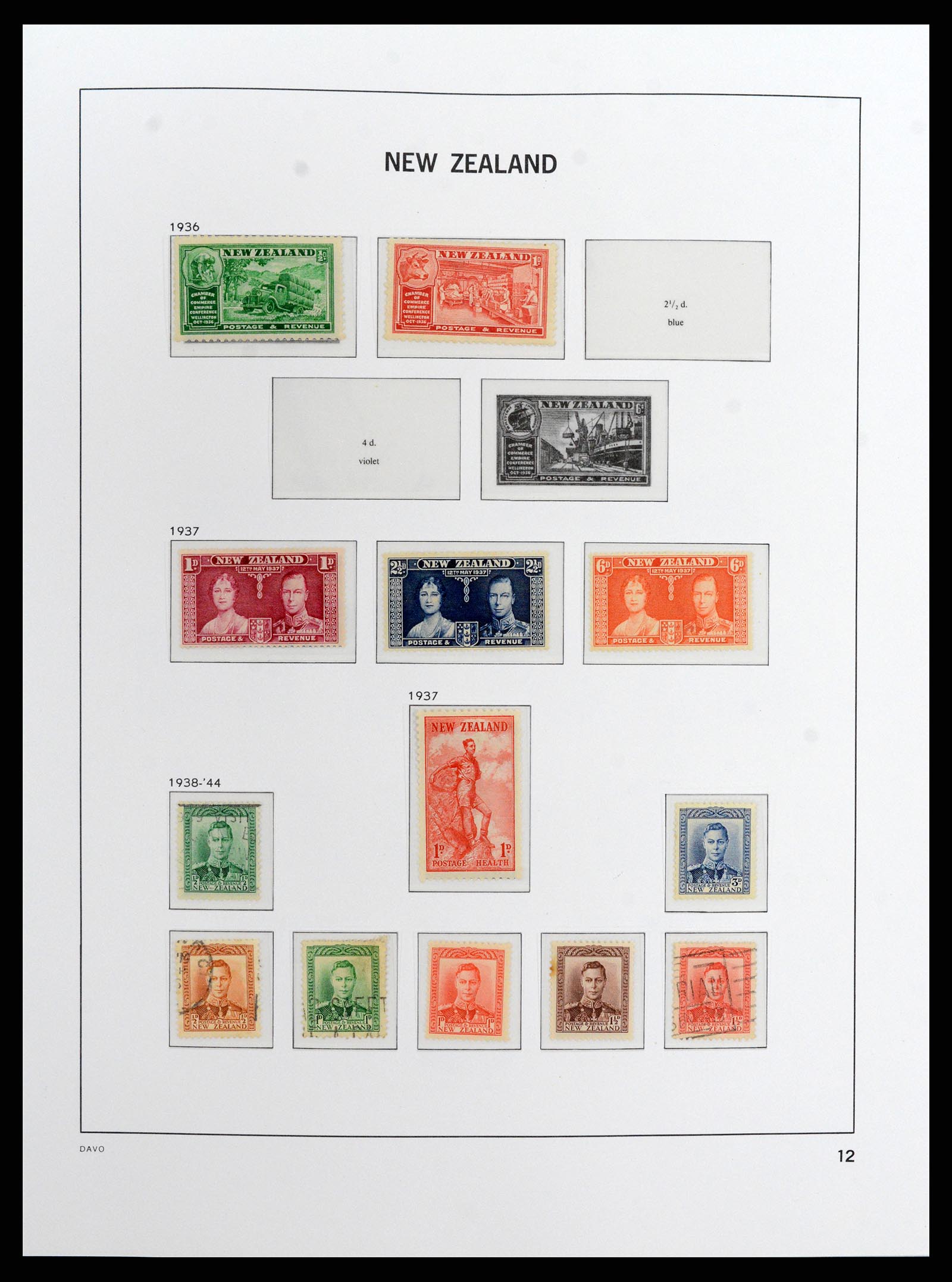 37731 011 - Postzegelverzameling 37731 Nieuw Zeeland 1873-1999.