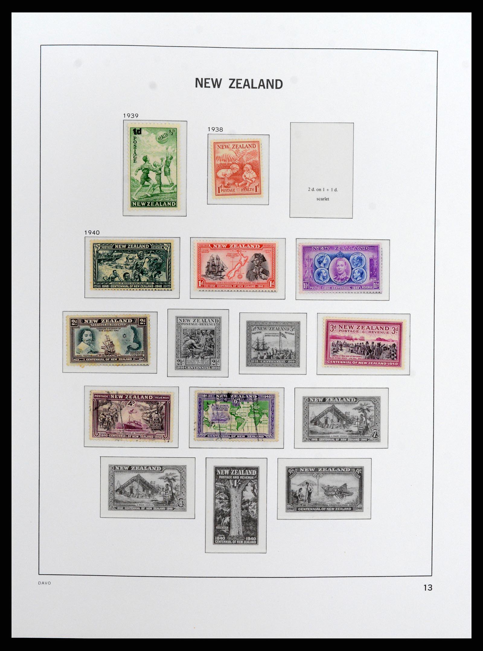 37731 012 - Postzegelverzameling 37731 Nieuw Zeeland 1873-1999.