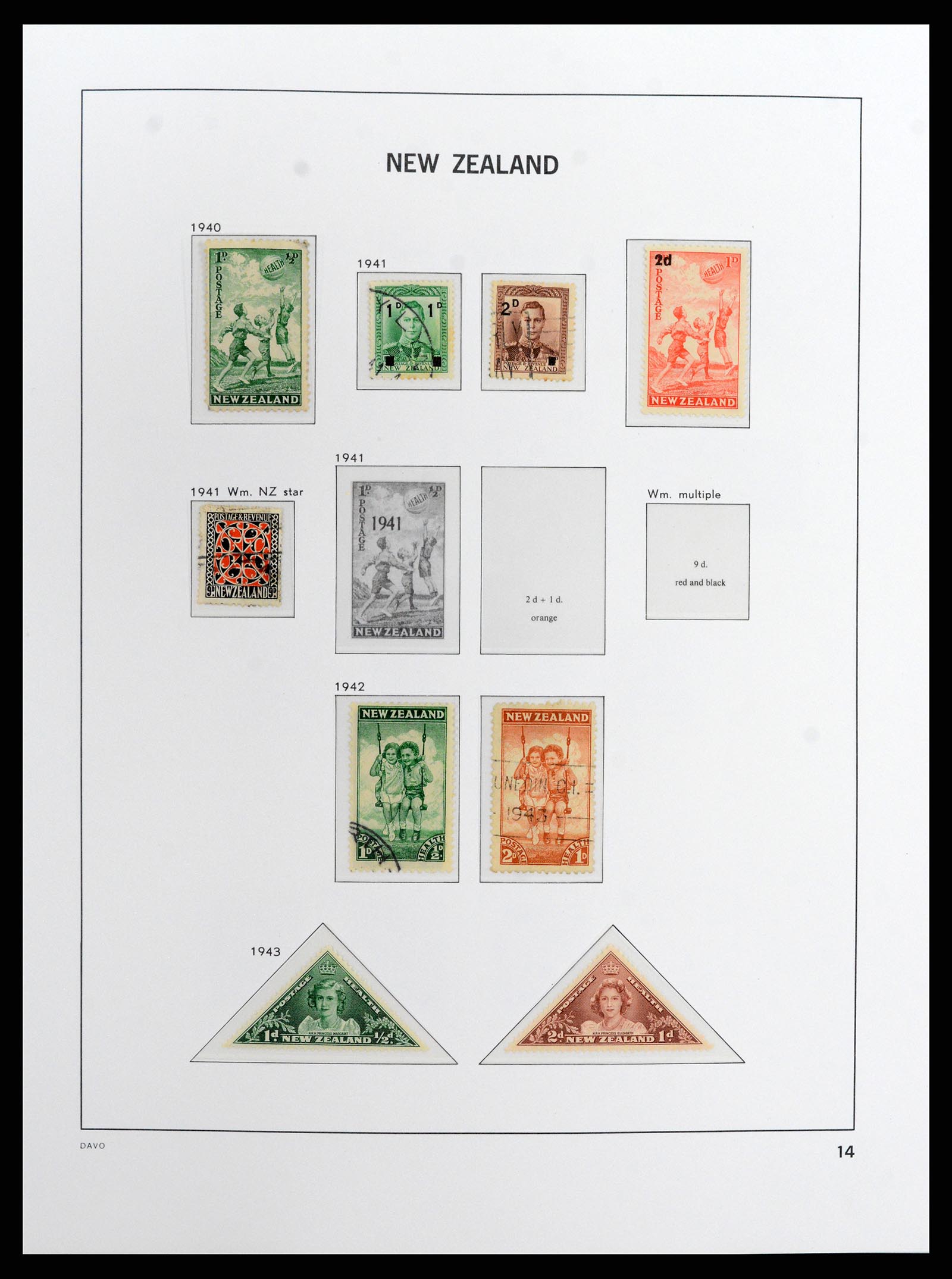 37731 013 - Postzegelverzameling 37731 Nieuw Zeeland 1873-1999.