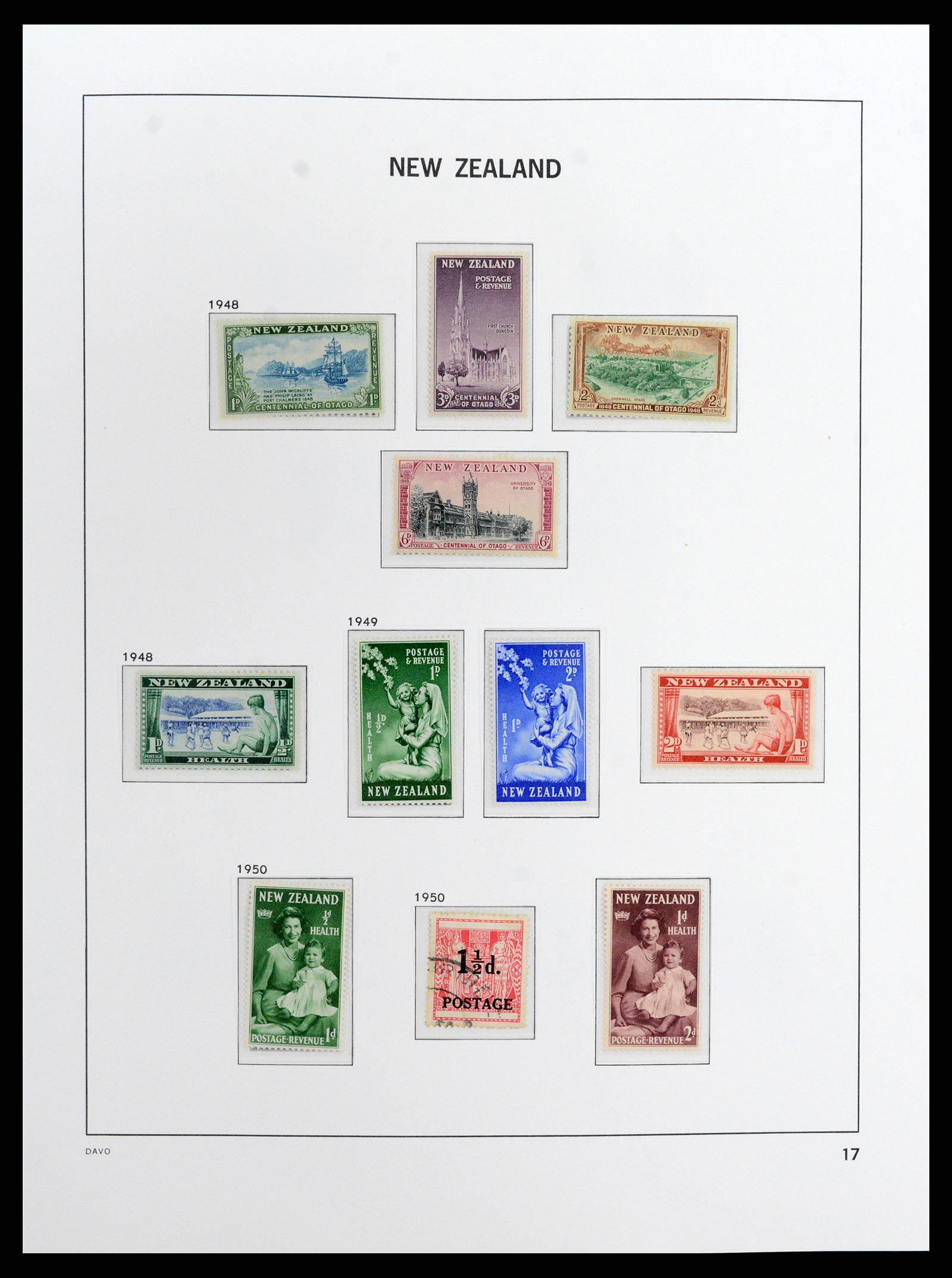 37731 016 - Stamp collection 37731 New Zealand 1873-1999.