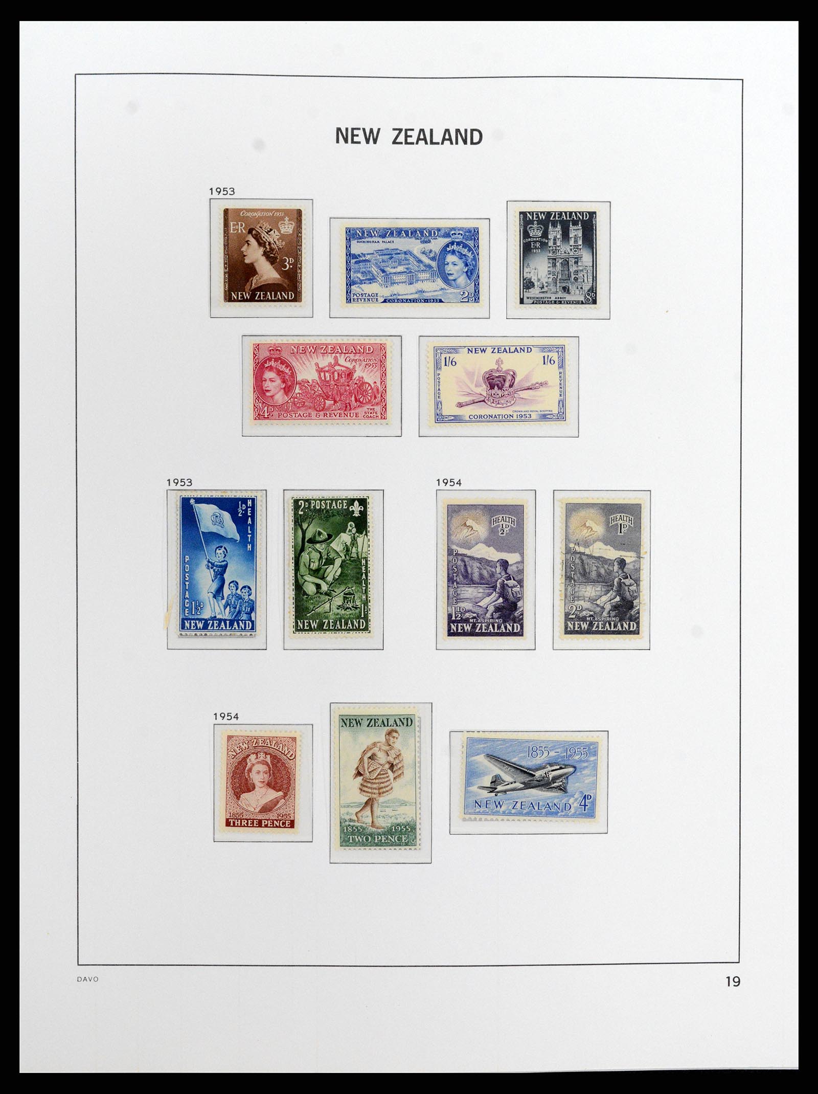 37731 018 - Stamp collection 37731 New Zealand 1873-1999.