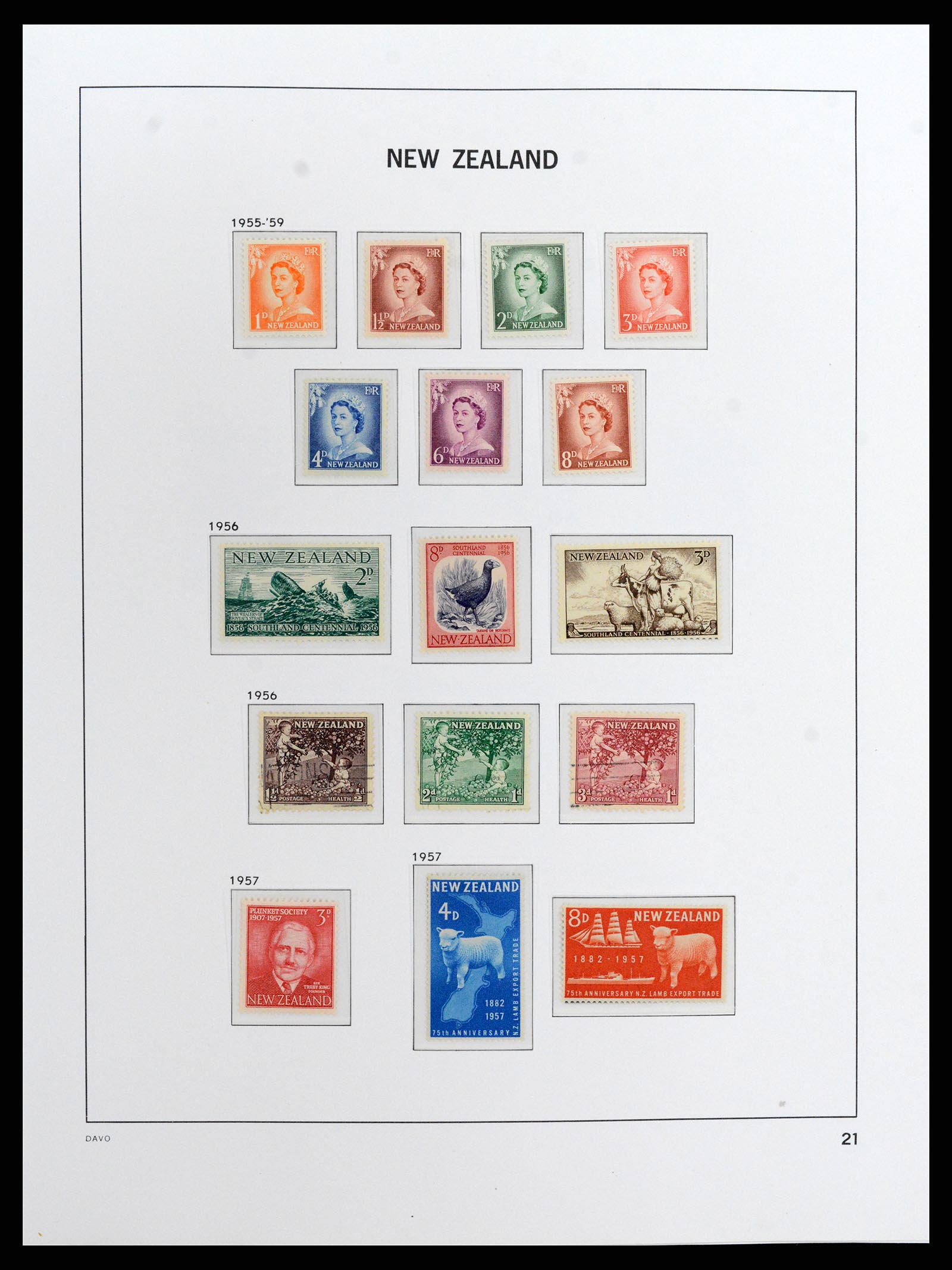 37731 020 - Stamp collection 37731 New Zealand 1873-1999.