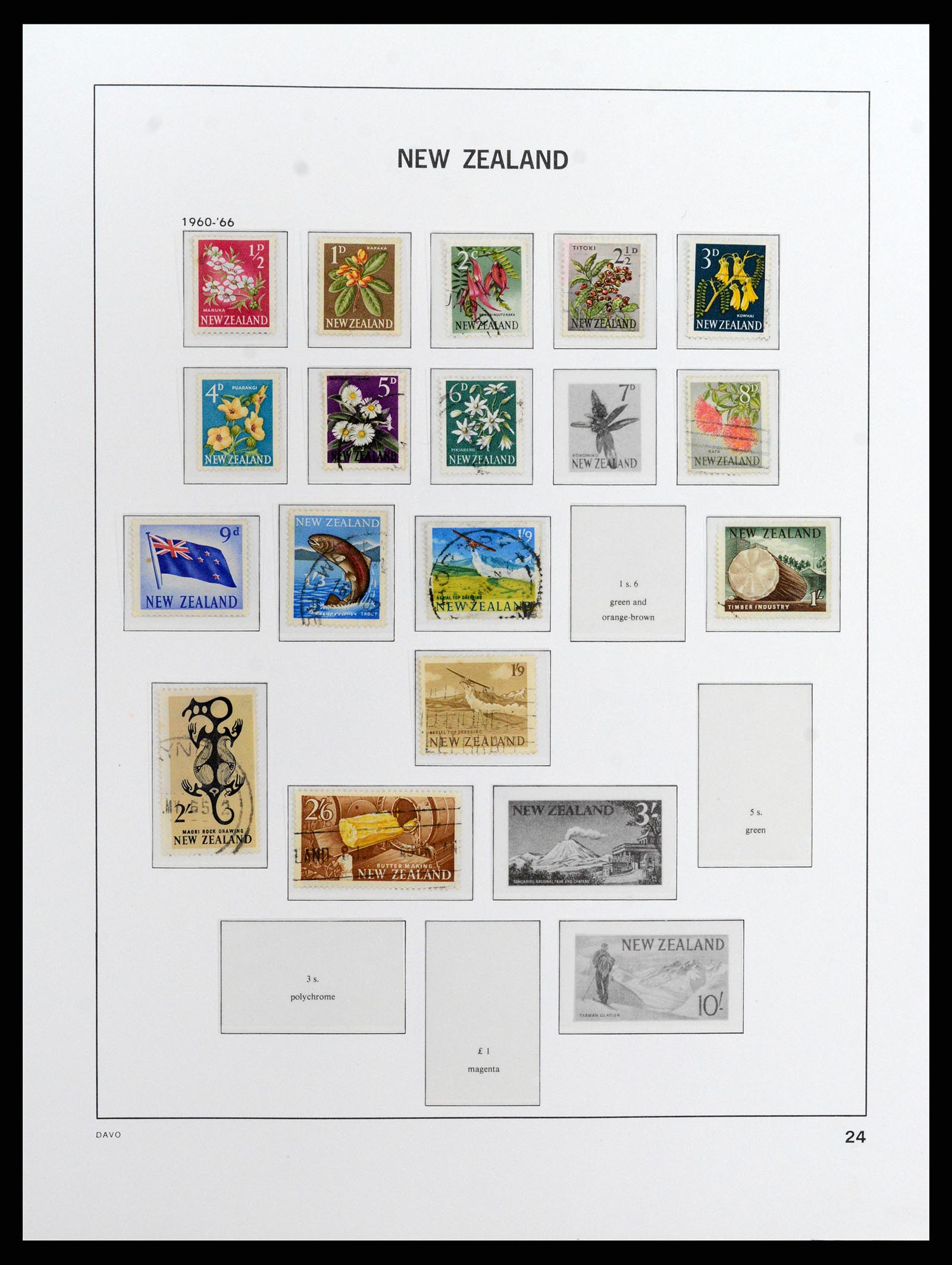 37731 023 - Stamp collection 37731 New Zealand 1873-1999.