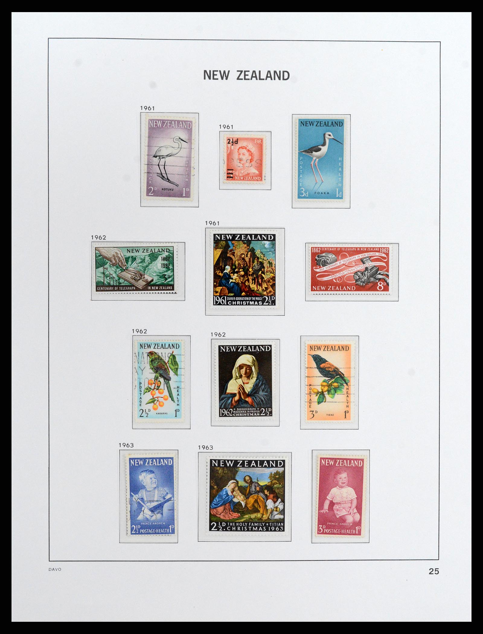 37731 024 - Stamp collection 37731 New Zealand 1873-1999.
