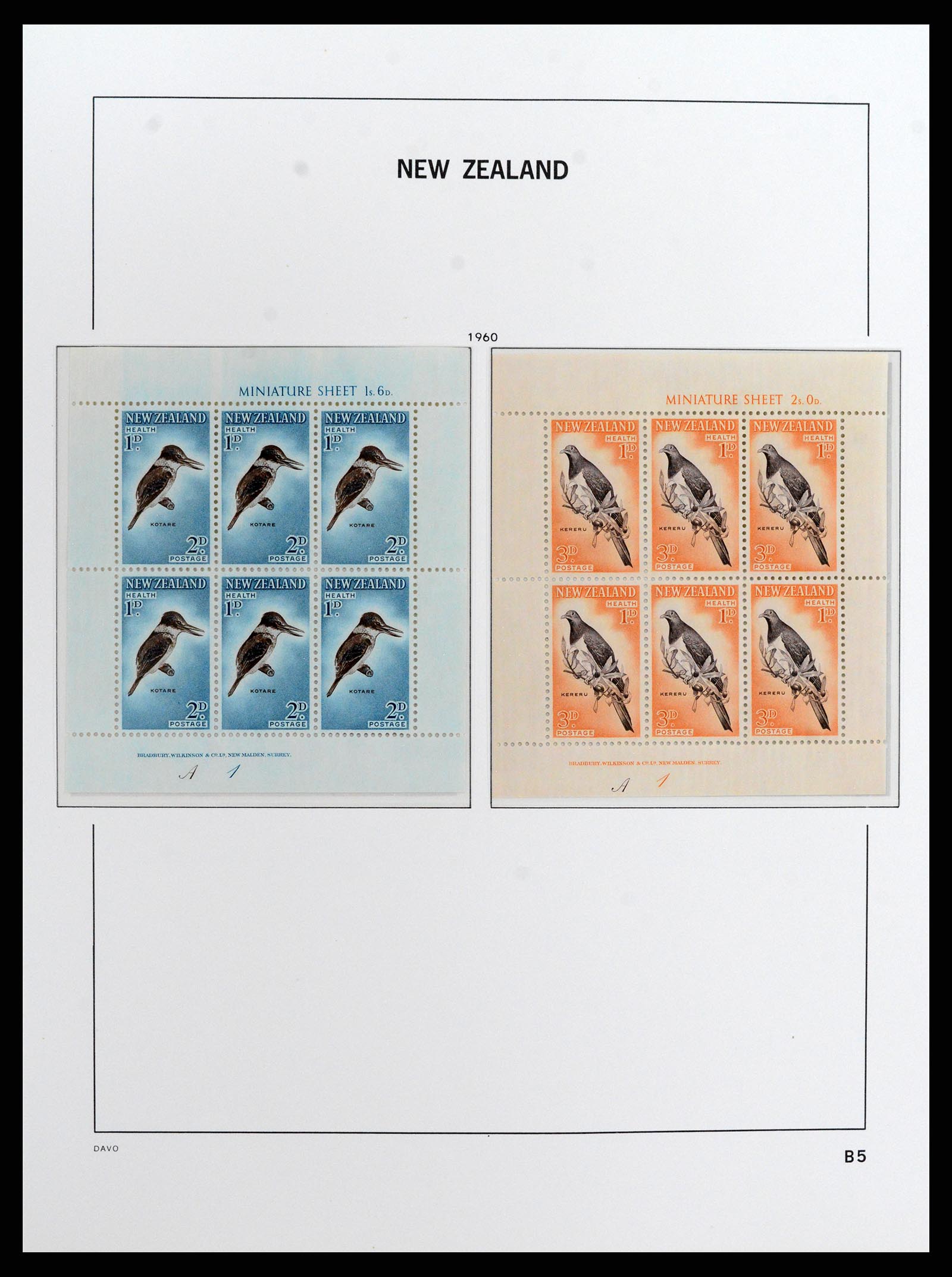 37731 030 - Stamp collection 37731 New Zealand 1873-1999.