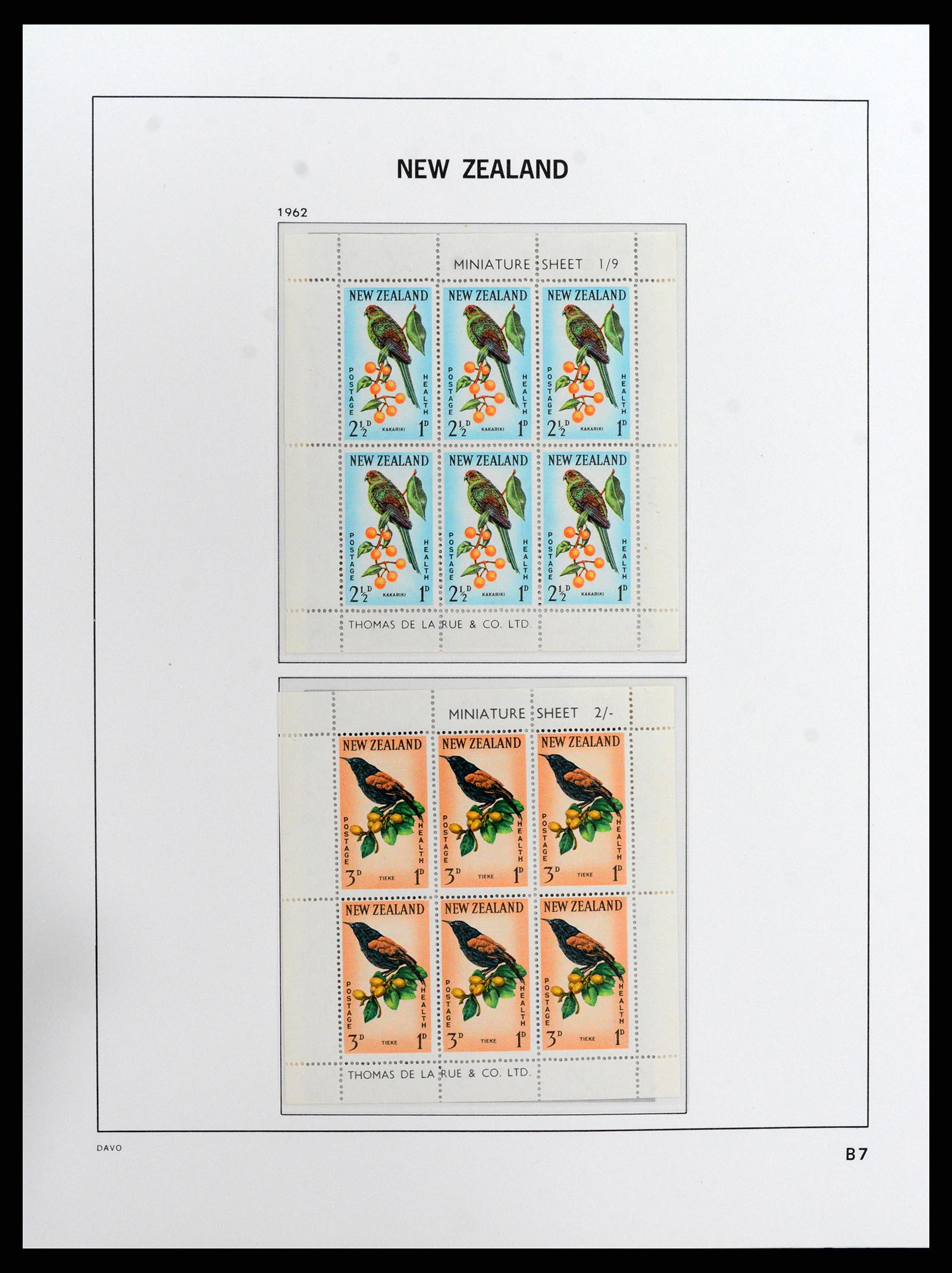 37731 032 - Stamp collection 37731 New Zealand 1873-1999.