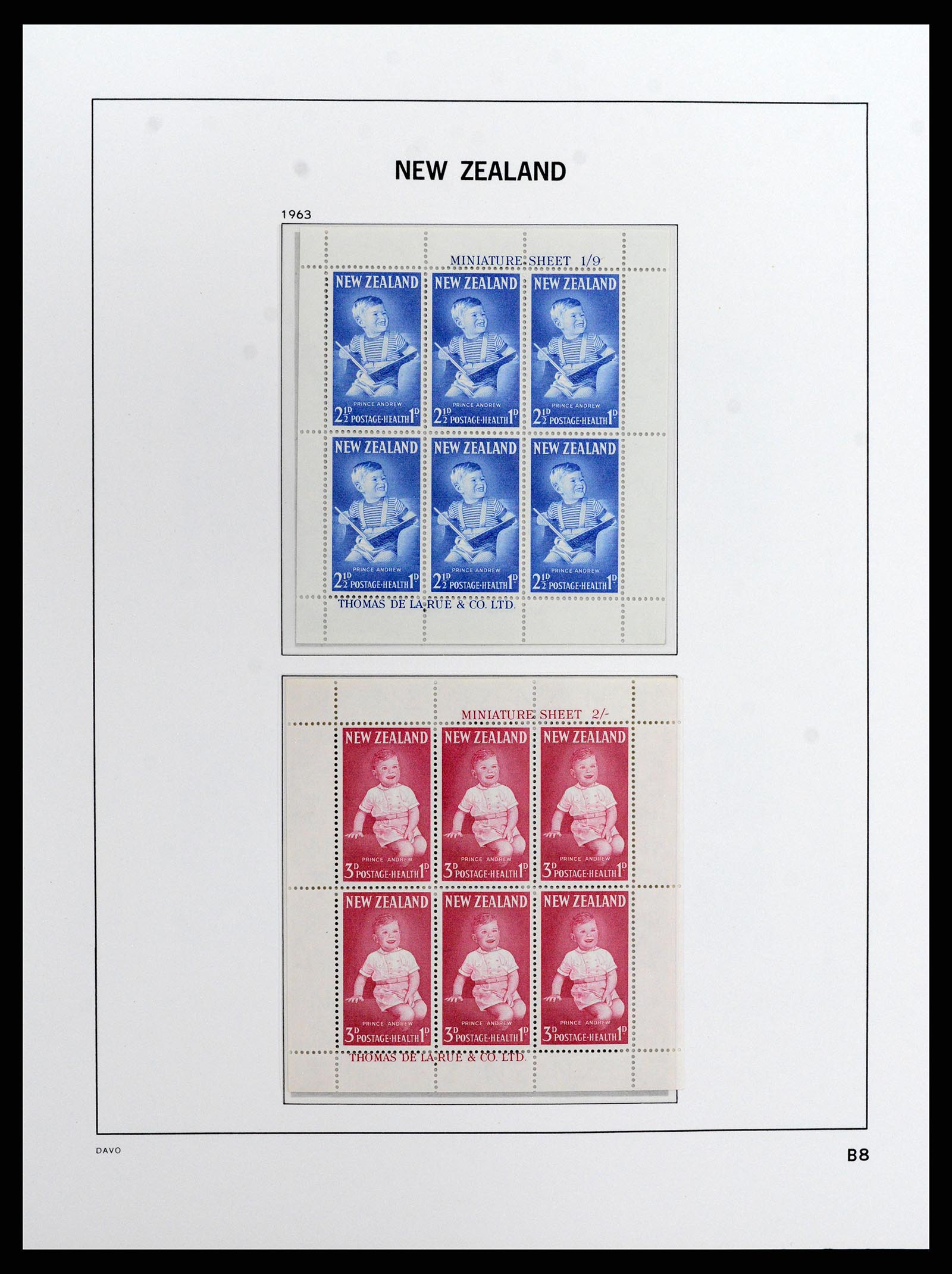 37731 033 - Stamp collection 37731 New Zealand 1873-1999.