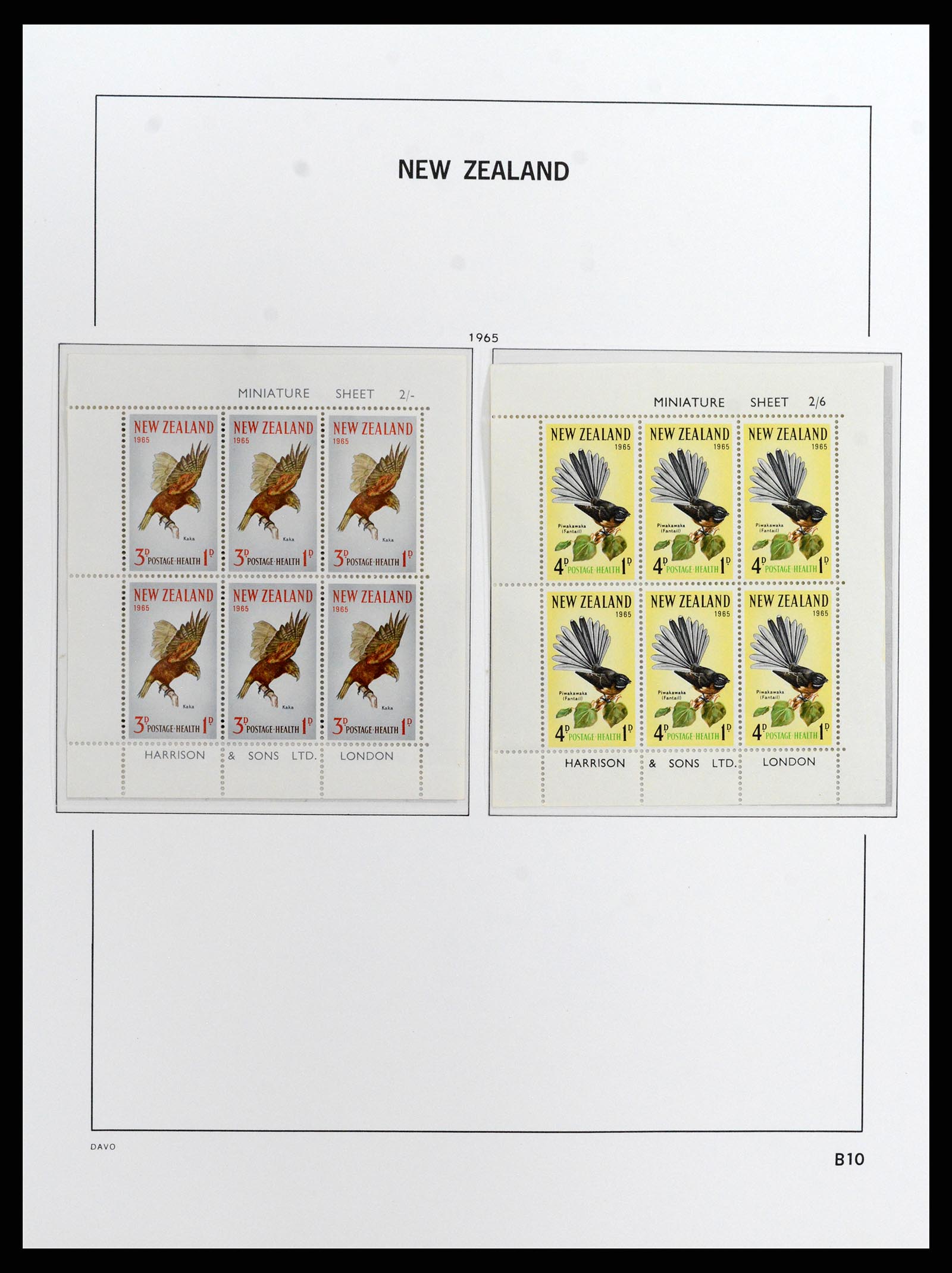 37731 035 - Postzegelverzameling 37731 Nieuw Zeeland 1873-1999.
