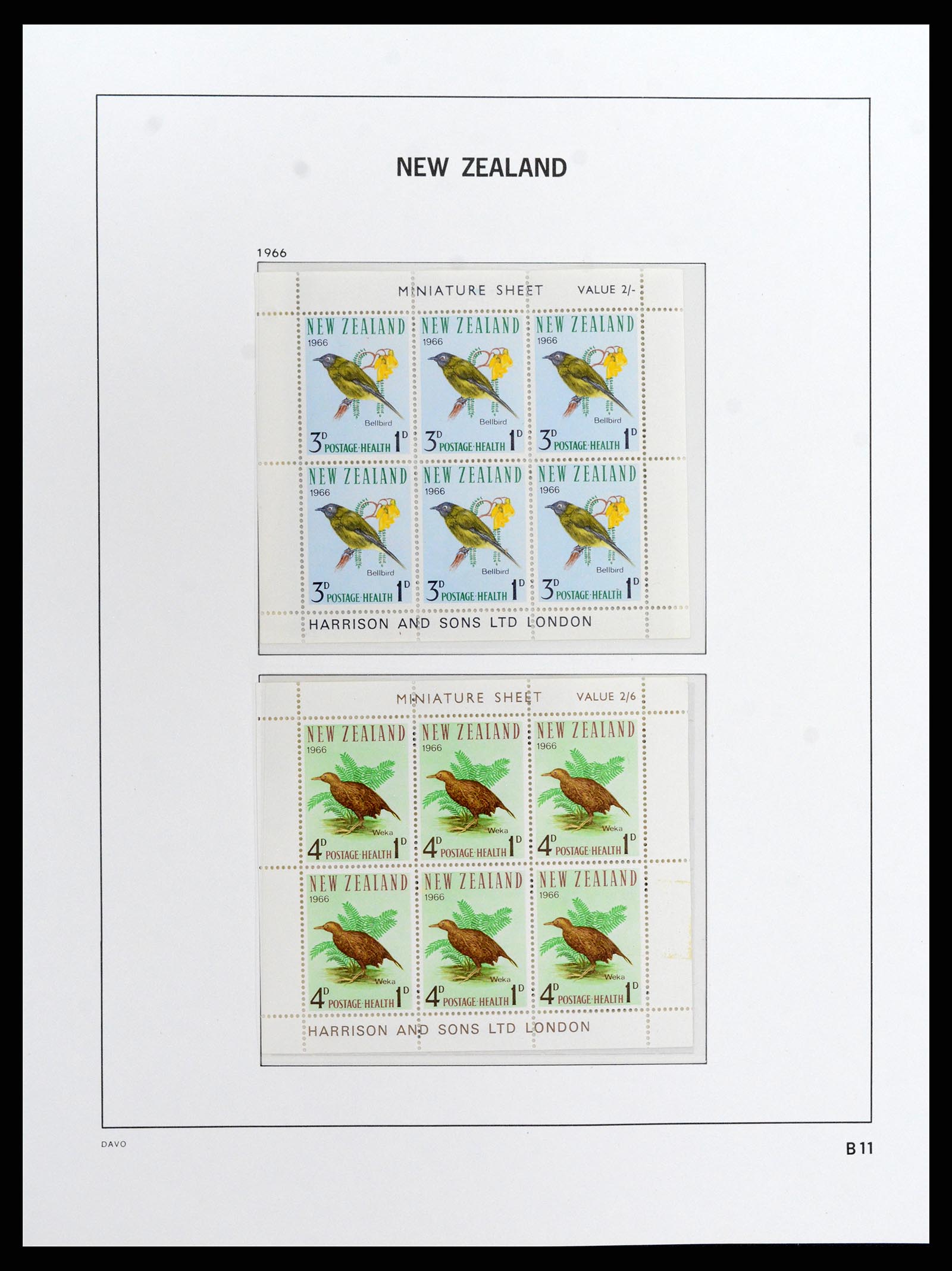 37731 036 - Postzegelverzameling 37731 Nieuw Zeeland 1873-1999.