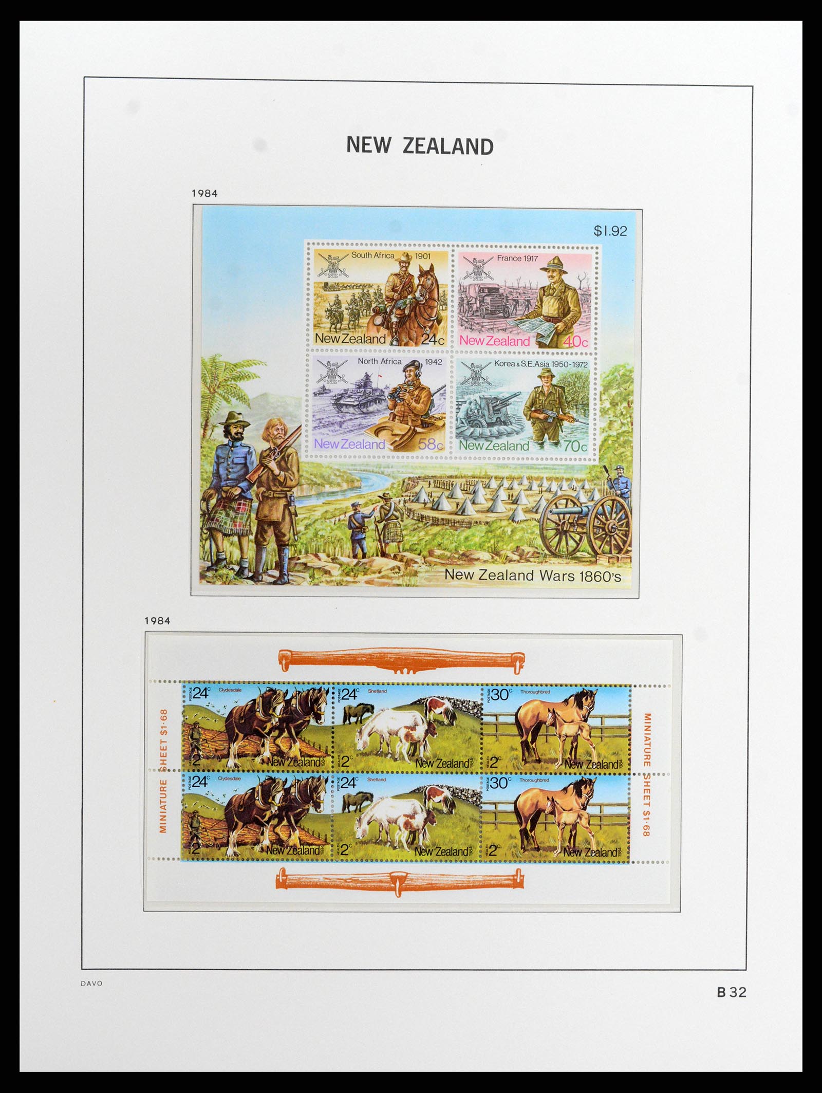 37731 057 - Stamp collection 37731 New Zealand 1873-1999.
