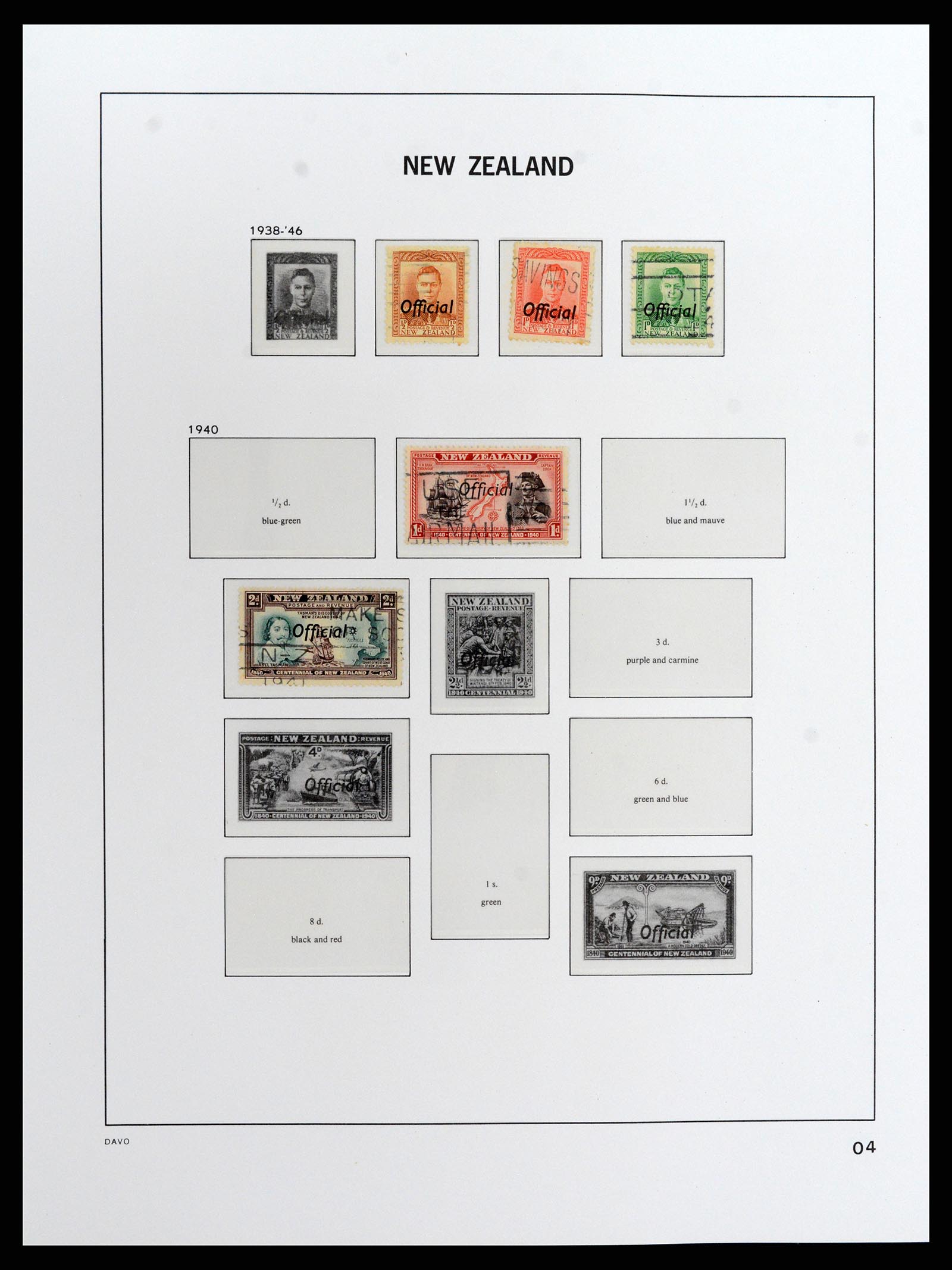 37731 064 - Stamp collection 37731 New Zealand 1873-1999.