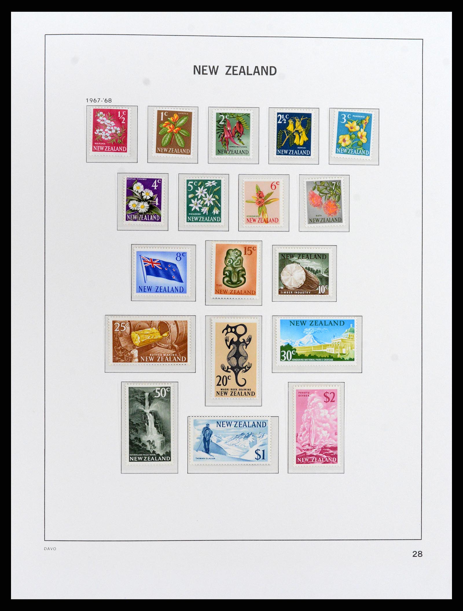 37731 067 - Stamp collection 37731 New Zealand 1873-1999.