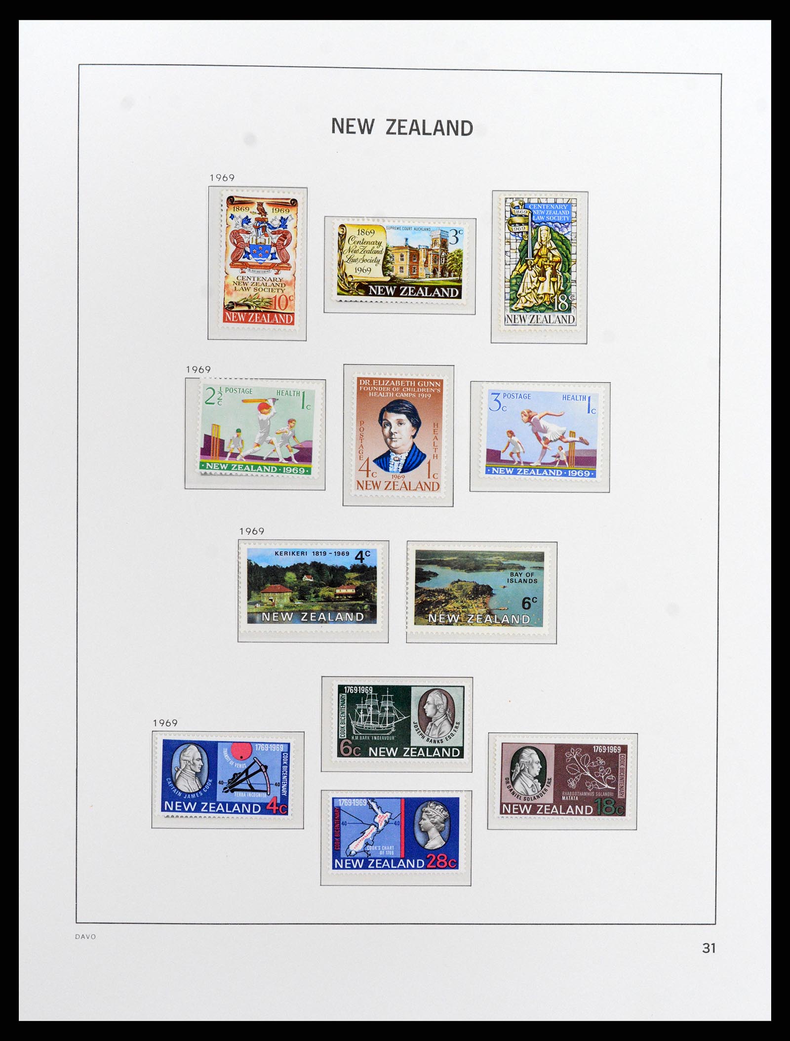 37731 070 - Stamp collection 37731 New Zealand 1873-1999.