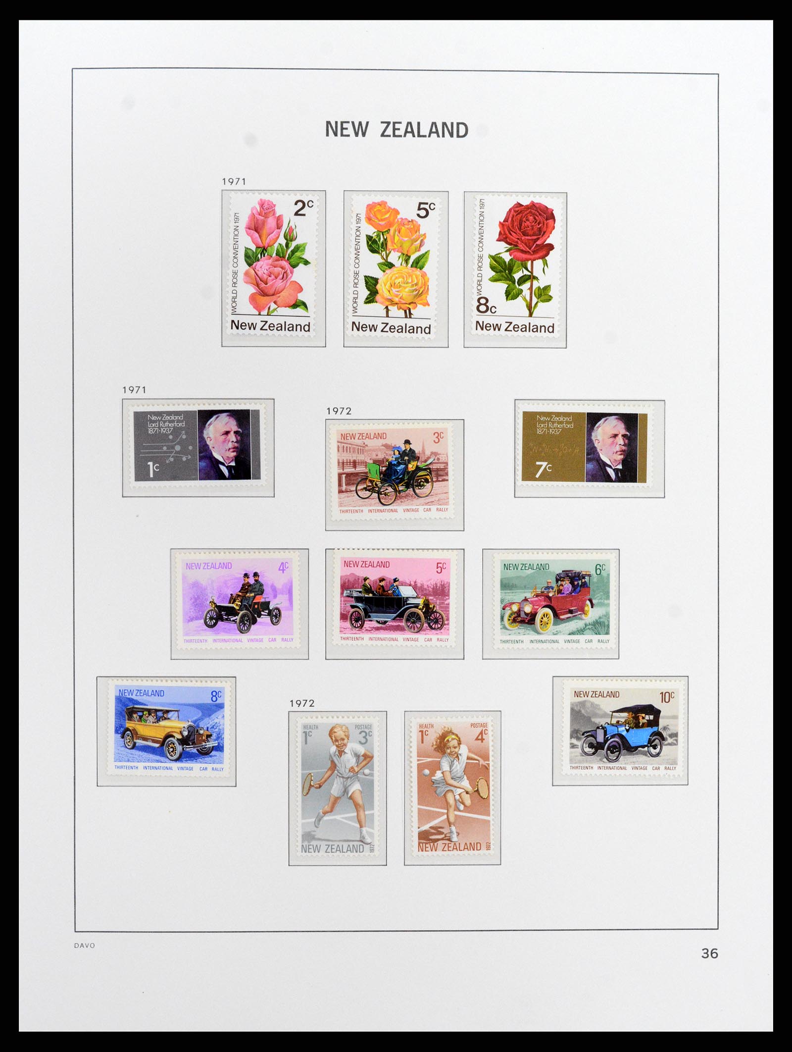 37731 075 - Stamp collection 37731 New Zealand 1873-1999.