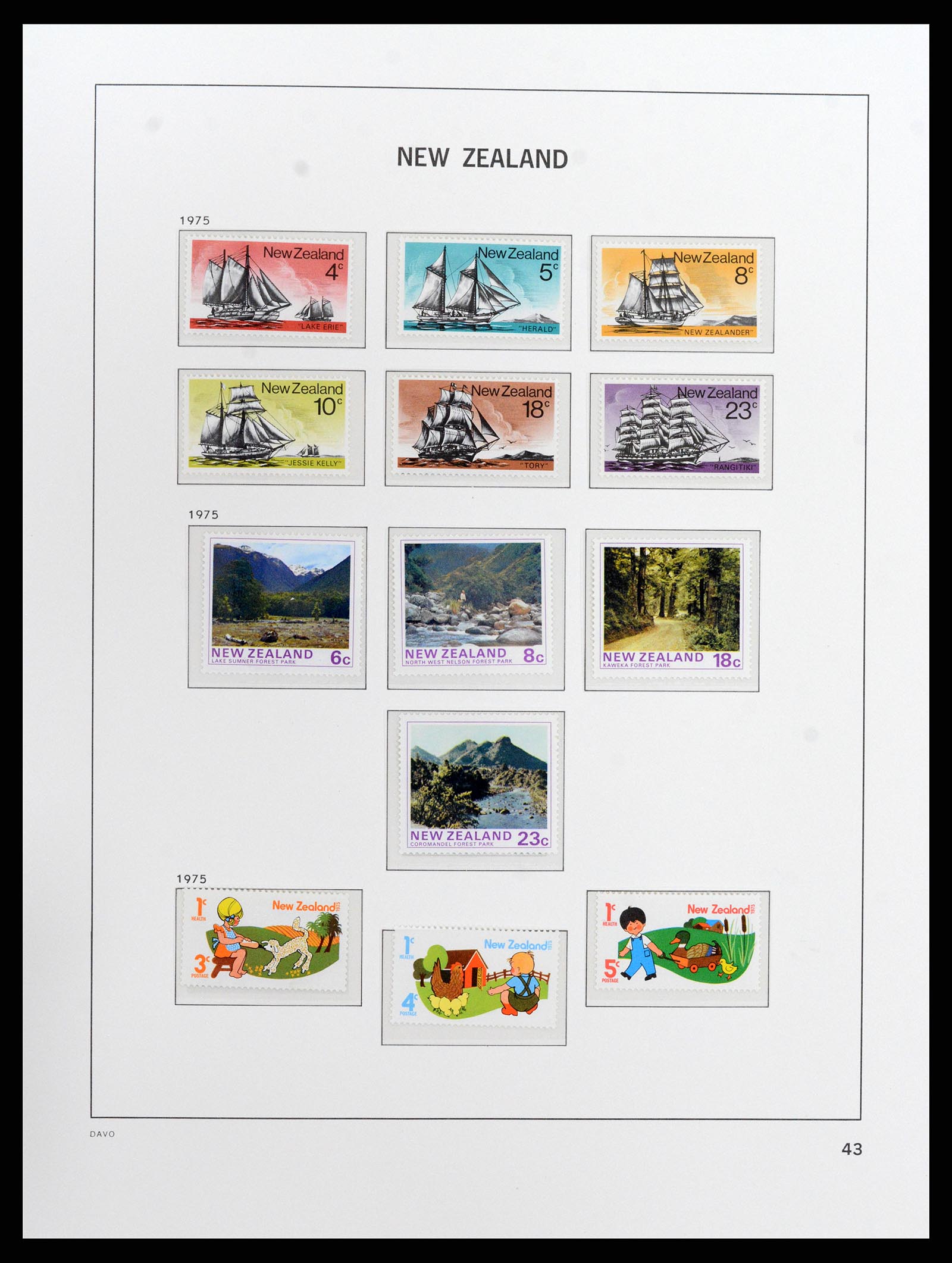 37731 082 - Stamp collection 37731 New Zealand 1873-1999.