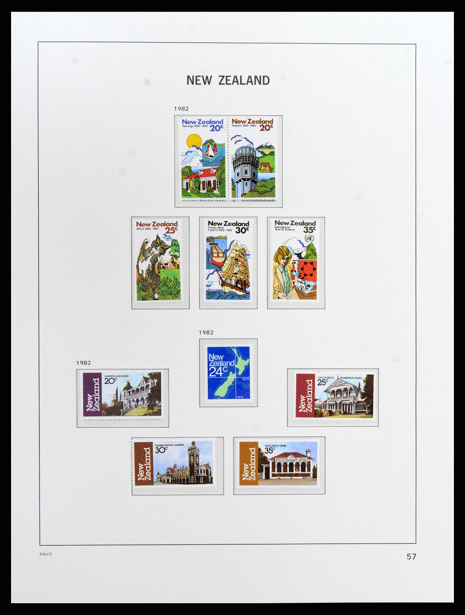 37731 096 - Stamp collection 37731 New Zealand 1873-1999.