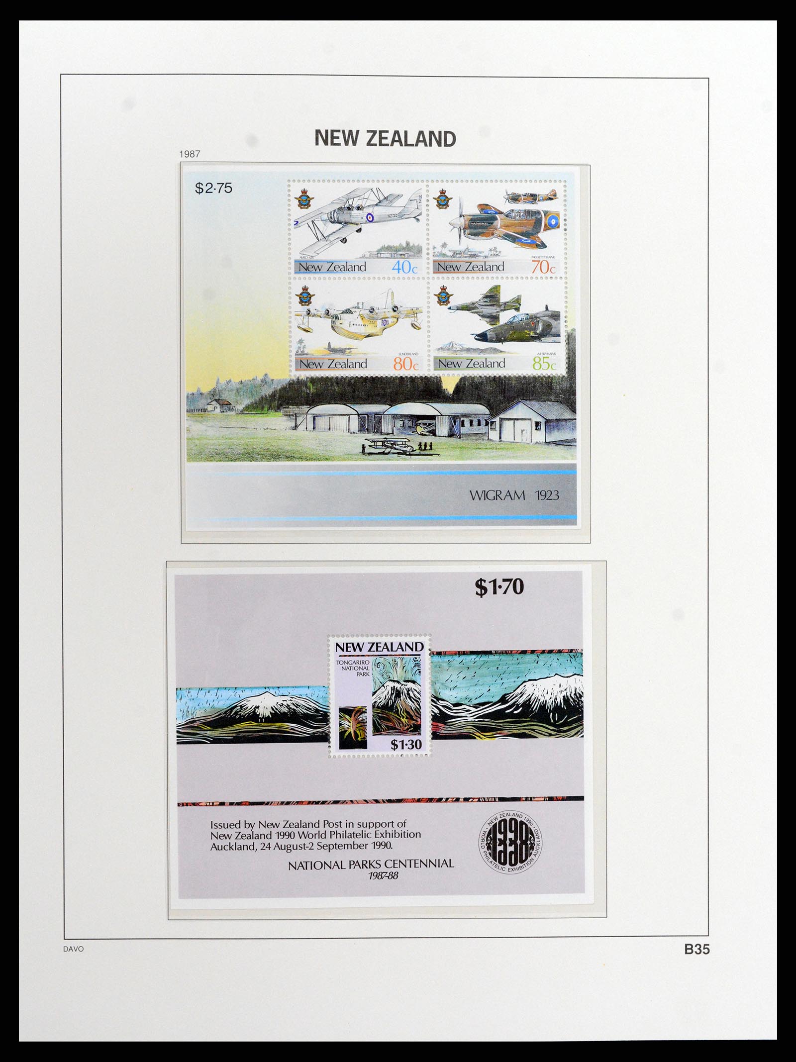 37731 182 - Stamp collection 37731 New Zealand 1873-1999.