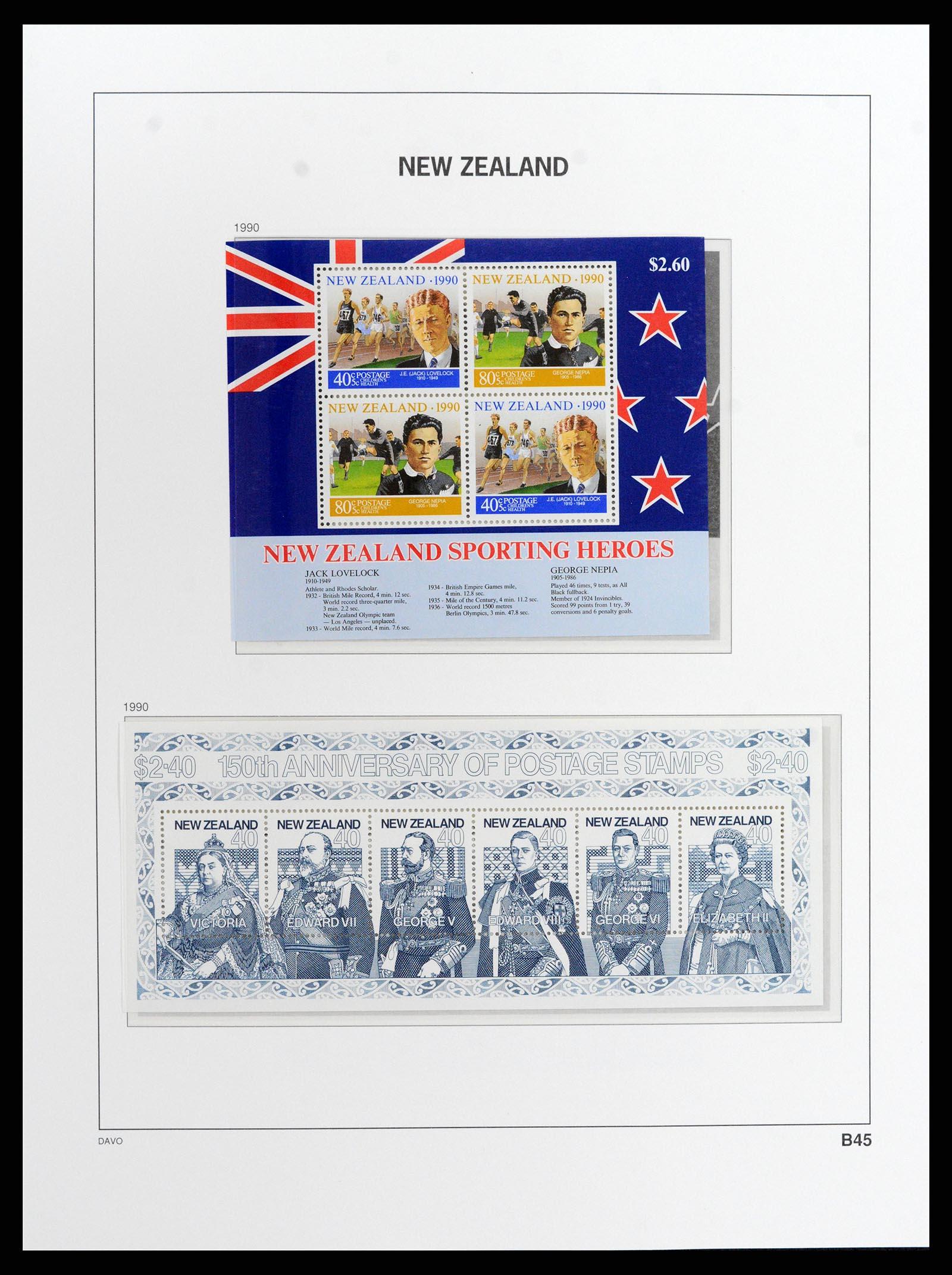37731 192 - Stamp collection 37731 New Zealand 1873-1999.