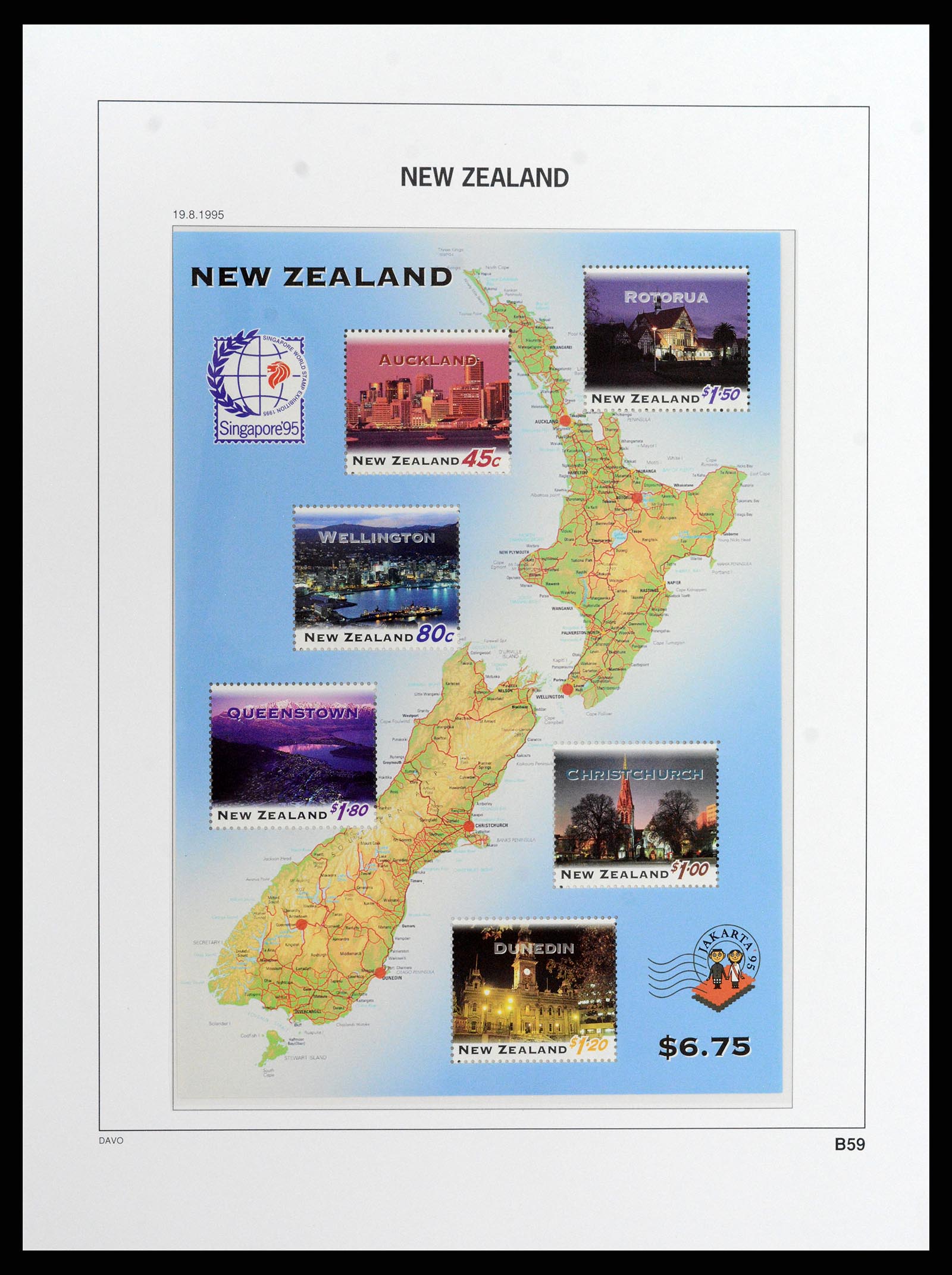 37731 206 - Stamp collection 37731 New Zealand 1873-1999.