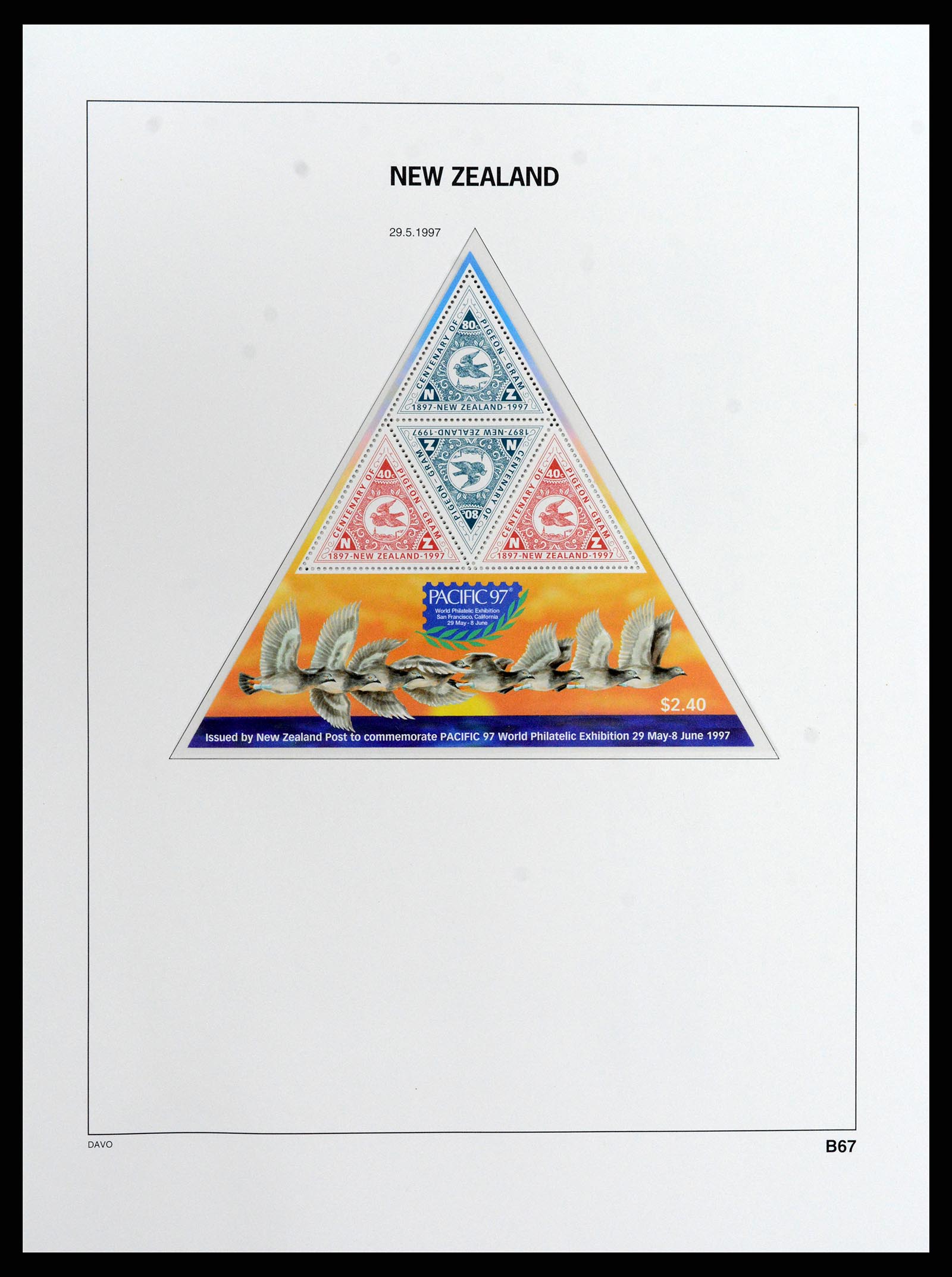 37731 216 - Stamp collection 37731 New Zealand 1873-1999.