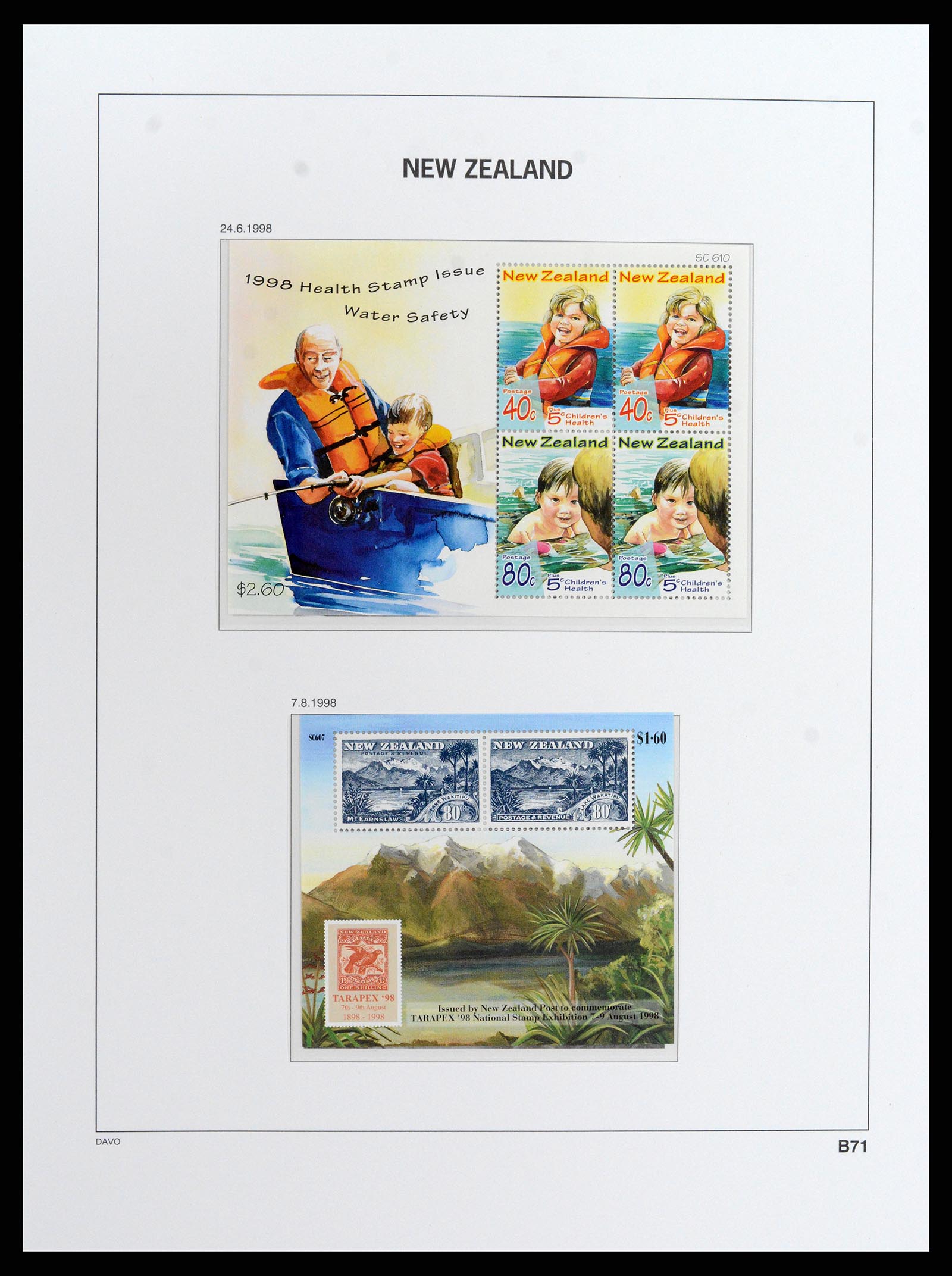 37731 222 - Postzegelverzameling 37731 Nieuw Zeeland 1873-1999.