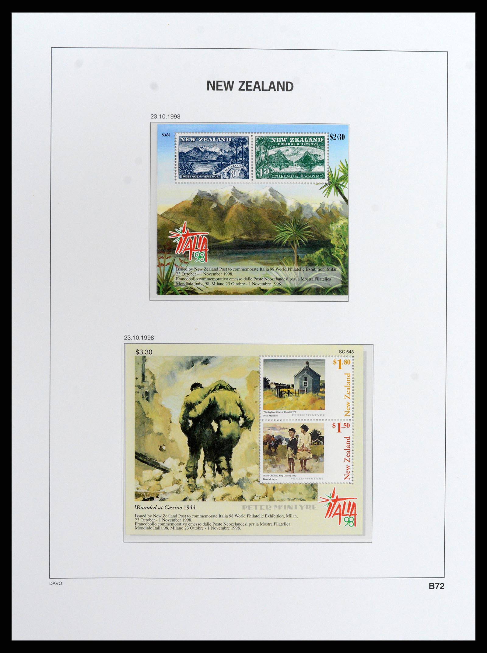 37731 223 - Postzegelverzameling 37731 Nieuw Zeeland 1873-1999.
