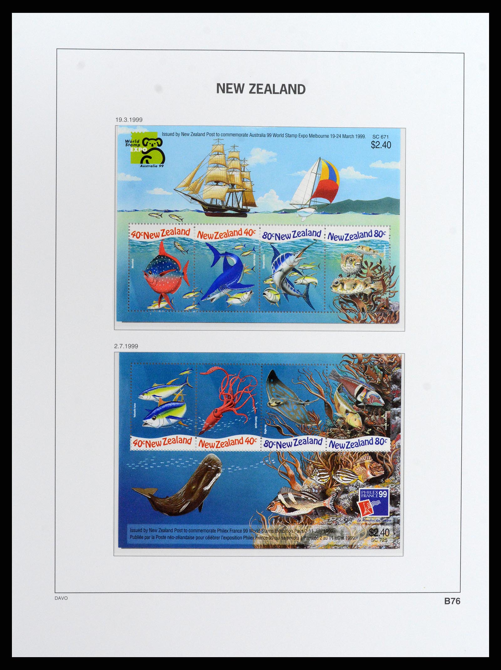 37731 227 - Postzegelverzameling 37731 Nieuw Zeeland 1873-1999.
