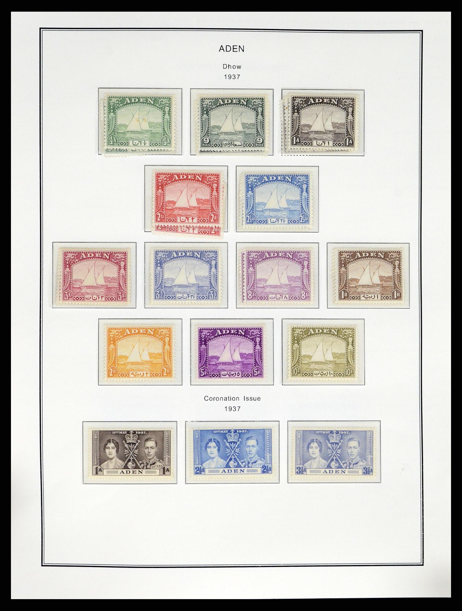 37733 009 - Postzegelverzameling 37733 Midden Oosten 1924-2000.