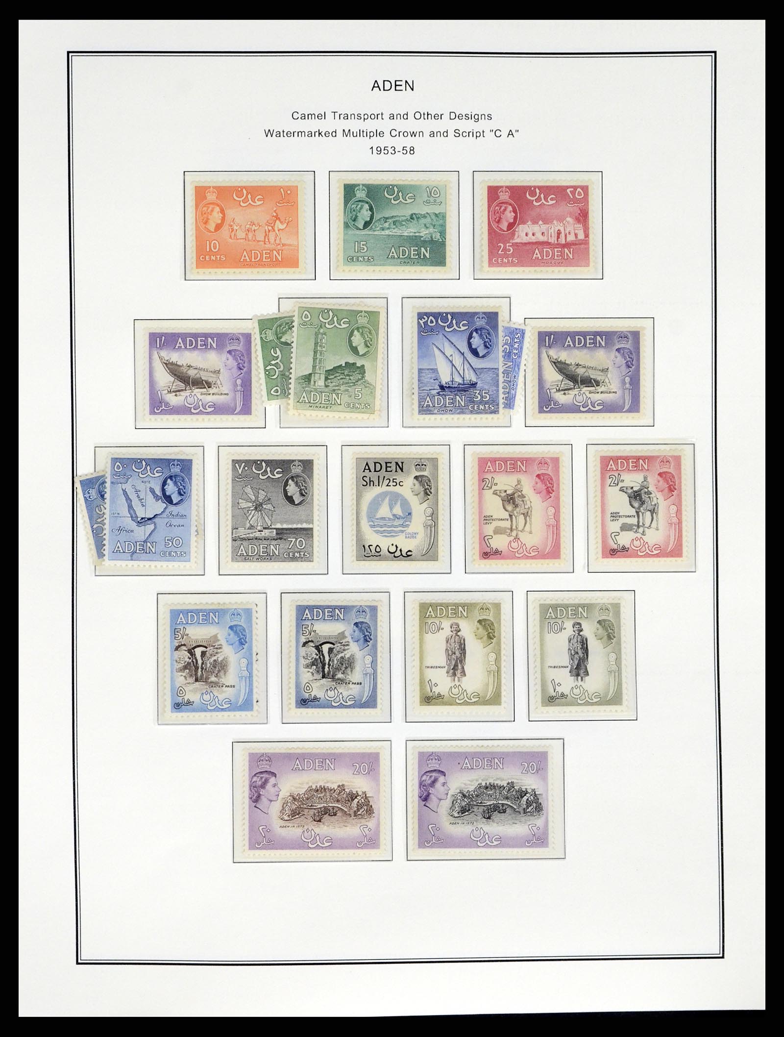 37733 013 - Postzegelverzameling 37733 Midden Oosten 1924-2000.