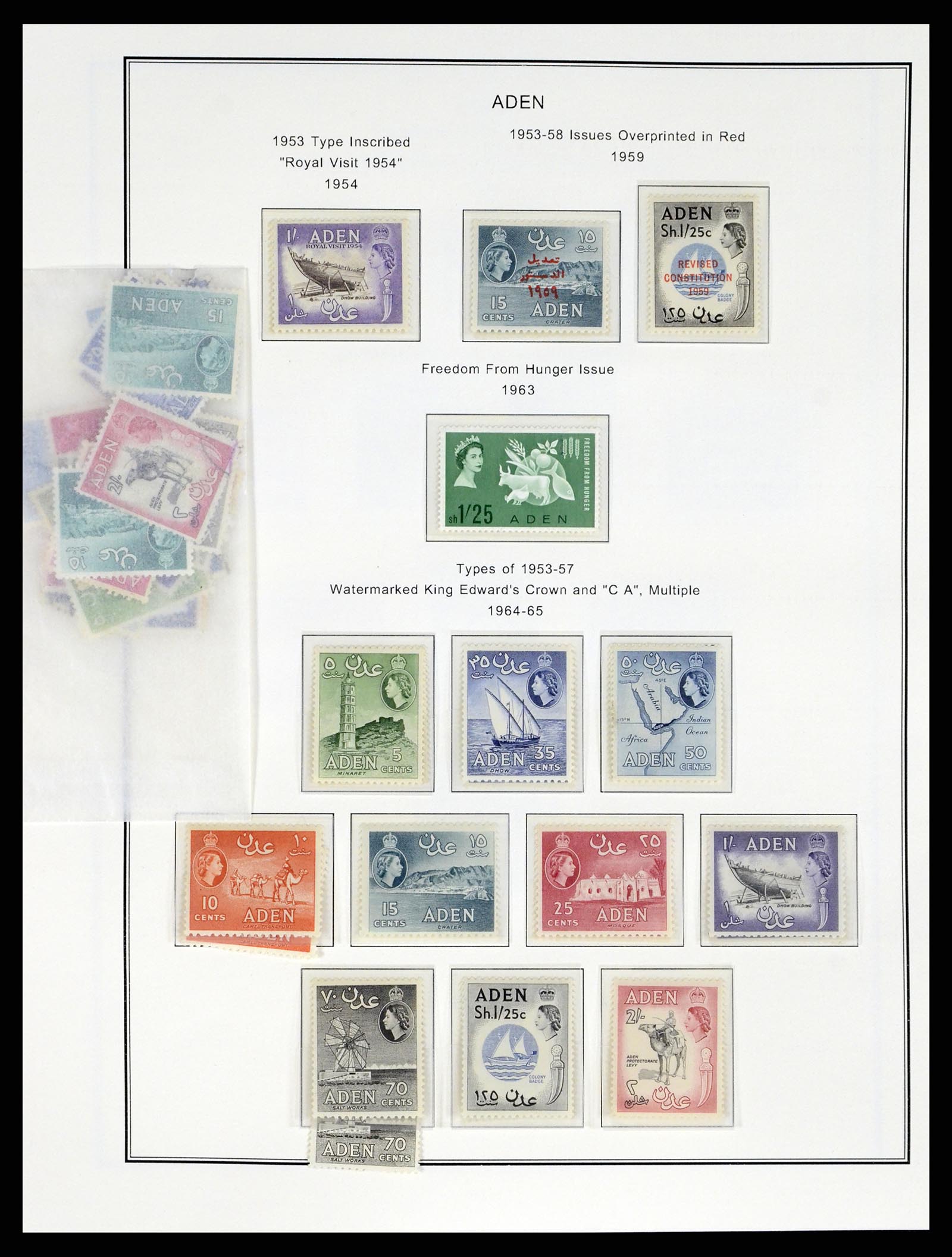 37733 015 - Postzegelverzameling 37733 Midden Oosten 1924-2000.