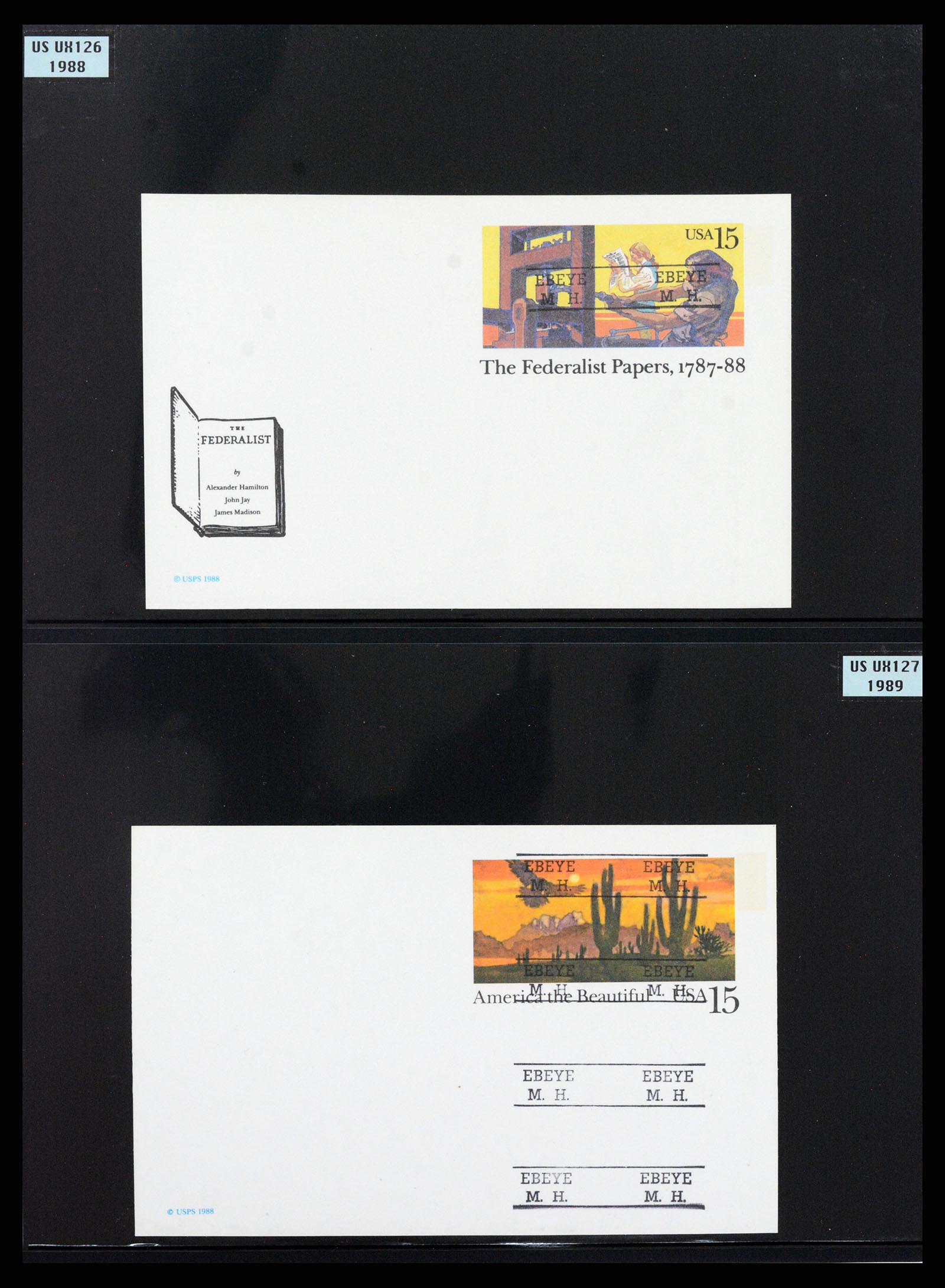 37736 018 - Postzegelverzameling 37736 USA gebieden pre-cancels 1959-1995.