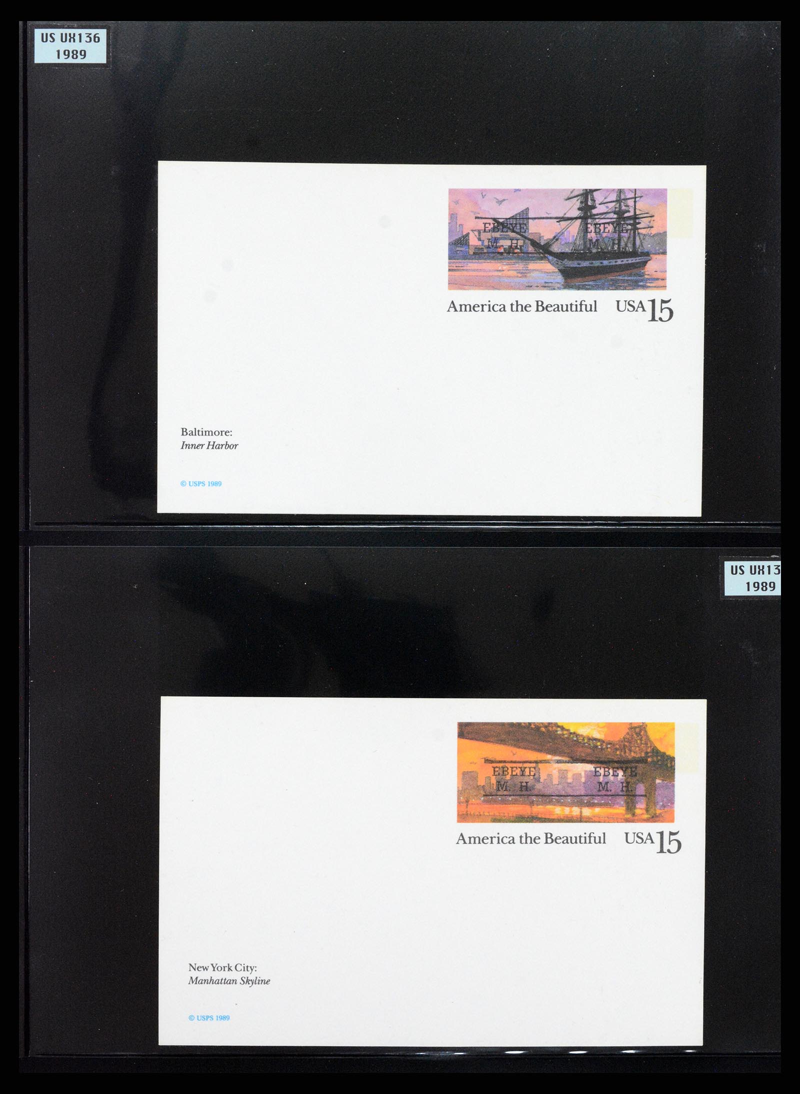 37736 022 - Stamp collection 37736 USA territories pre-cancels 1959-1995.