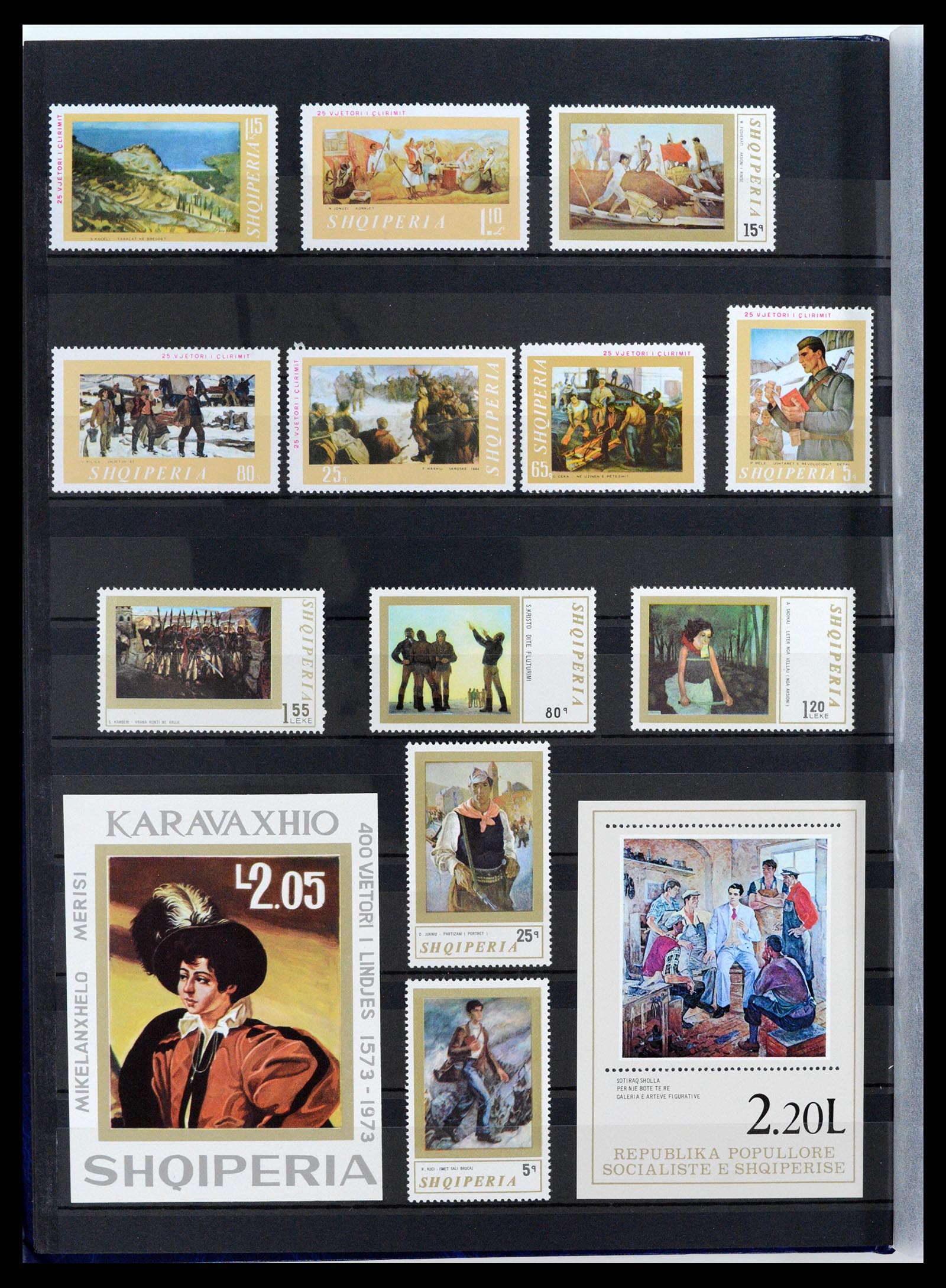 37737 018 - Postzegelverzameling 37737 Motief Kunst 1950-2000.