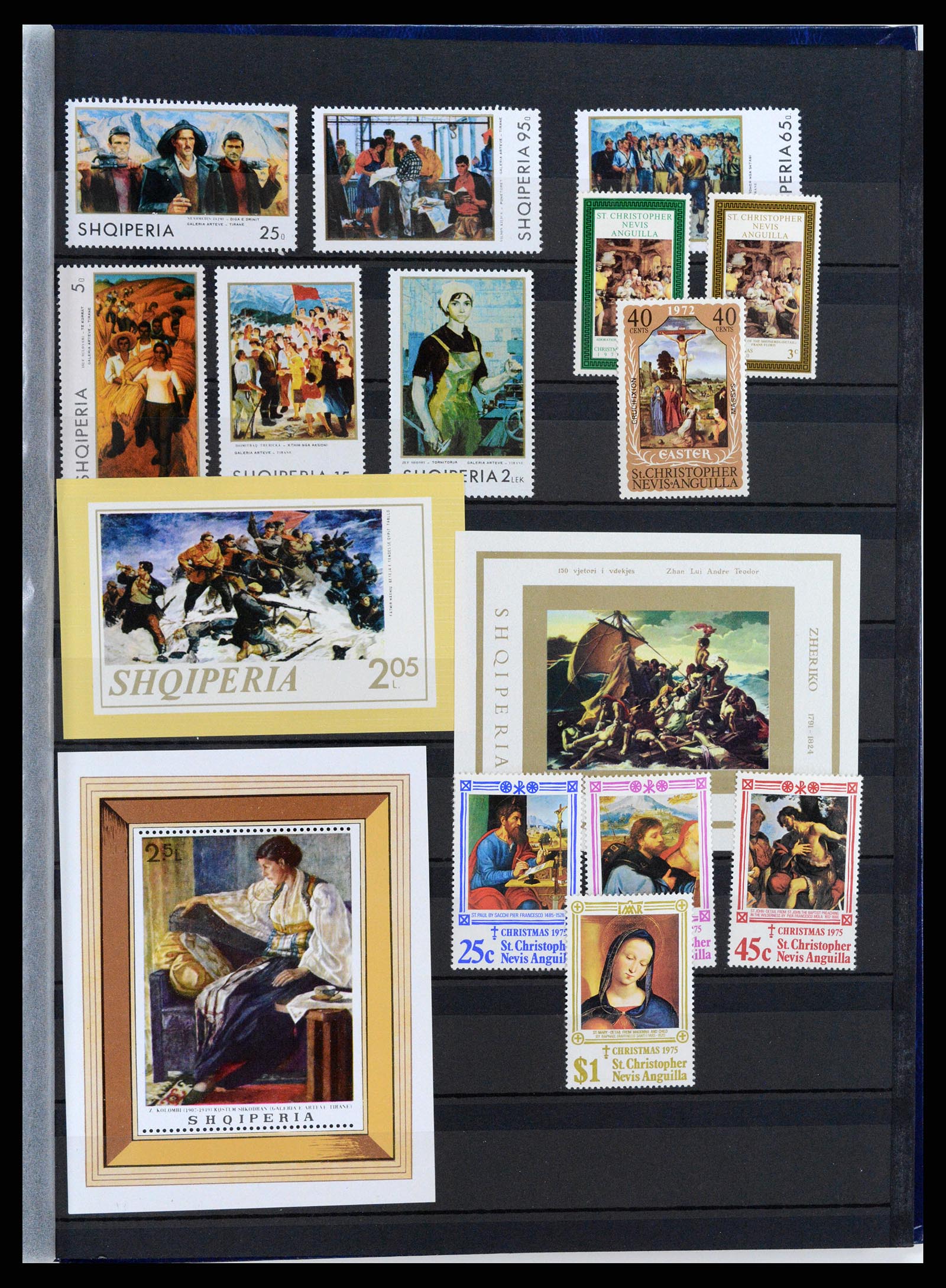 37737 021 - Postzegelverzameling 37737 Motief Kunst 1950-2000.