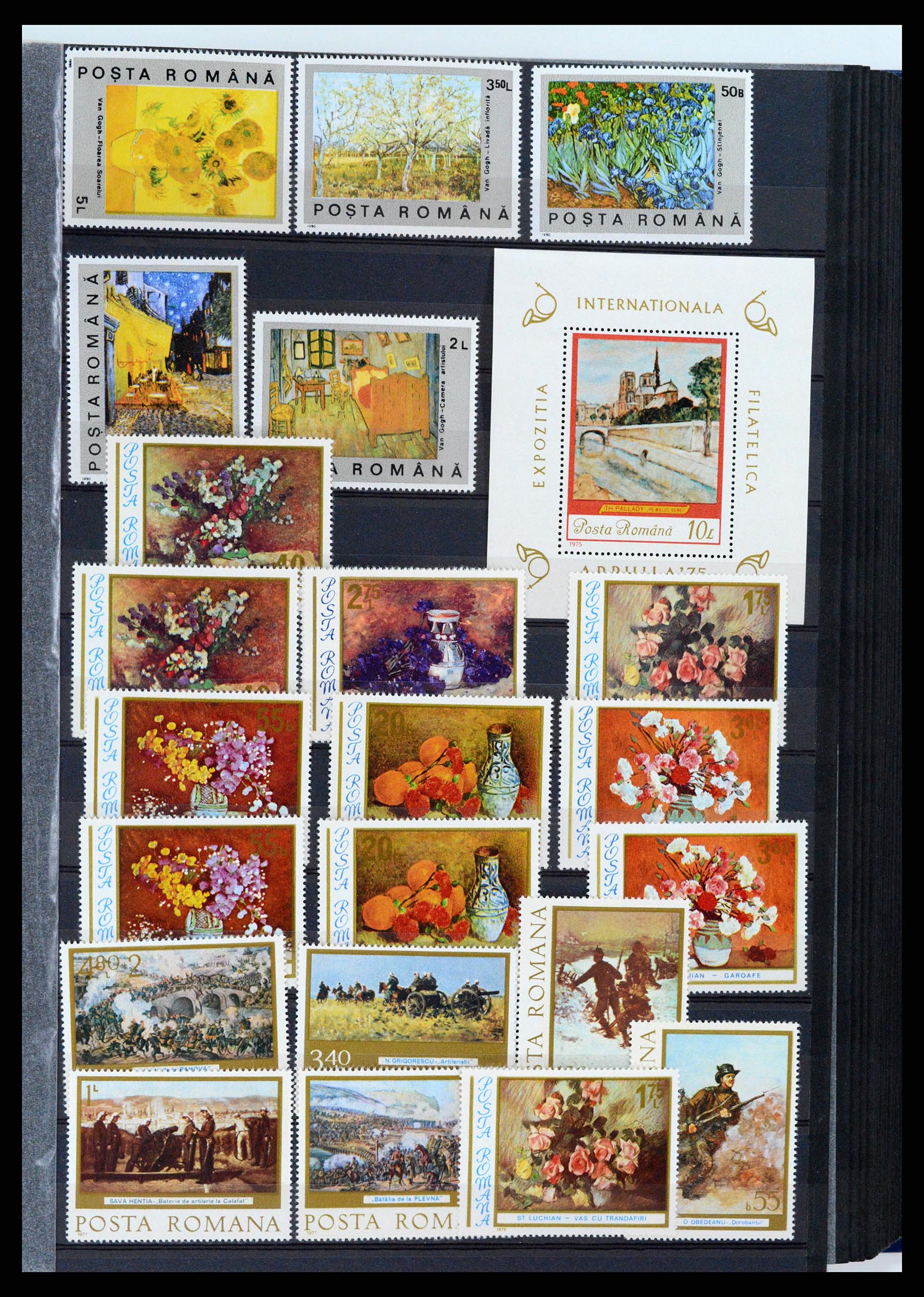 37737 058 - Postzegelverzameling 37737 Motief Kunst 1950-2000.