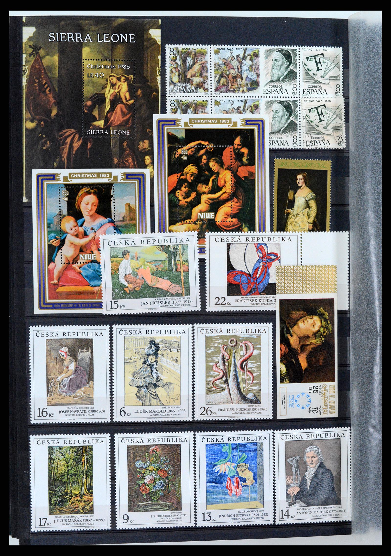 37737 066 - Stamp collection 37737 Thematics Art 1950-2000.