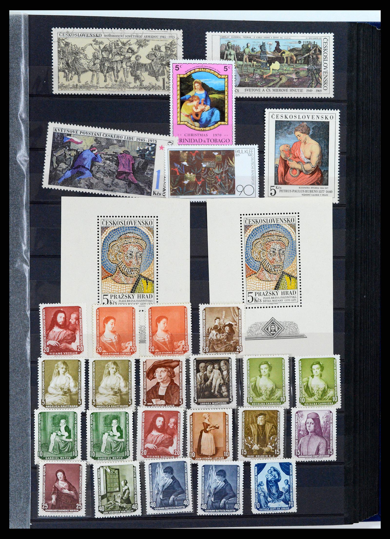 37737 069 - Stamp collection 37737 Thematics Art 1950-2000.