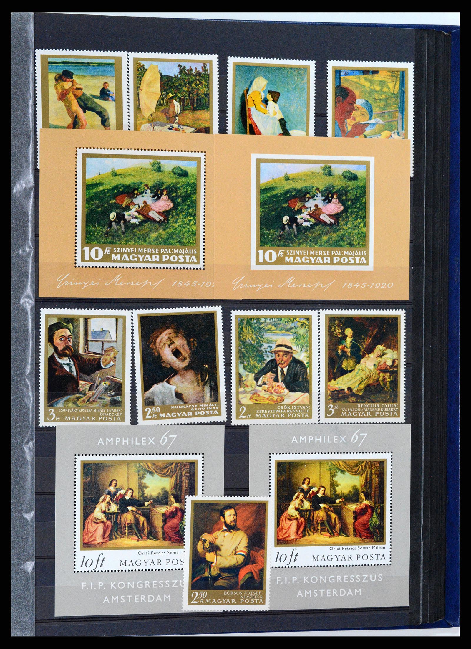 37737 081 - Stamp collection 37737 Thematics Art 1950-2000.