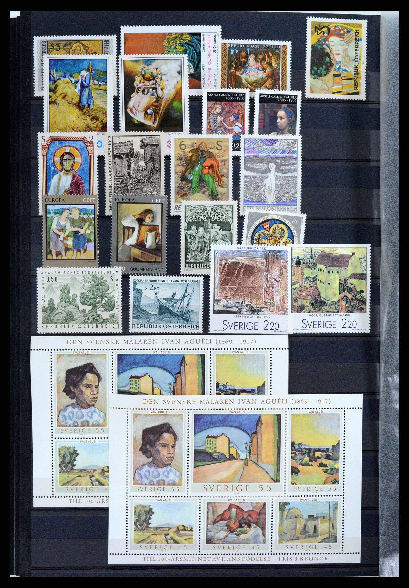 37737 090 - Stamp collection 37737 Thematics Art 1950-2000.