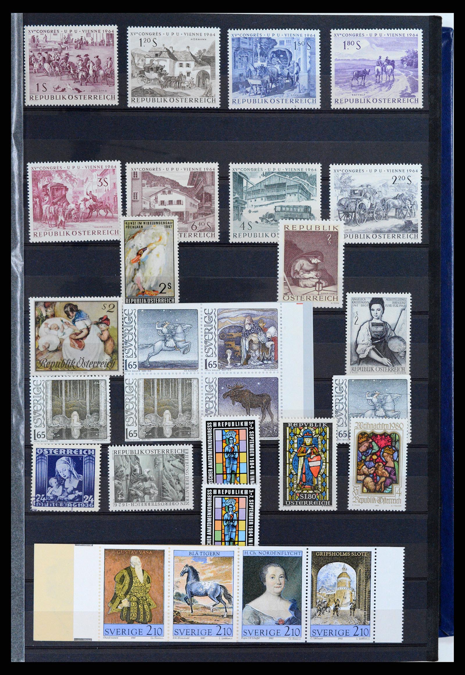 37737 091 - Stamp collection 37737 Thematics Art 1950-2000.