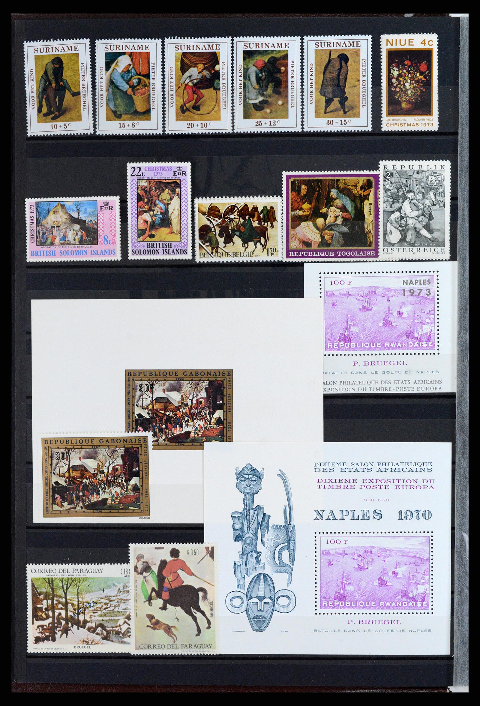 37737 098 - Stamp collection 37737 Thematics Art 1950-2000.