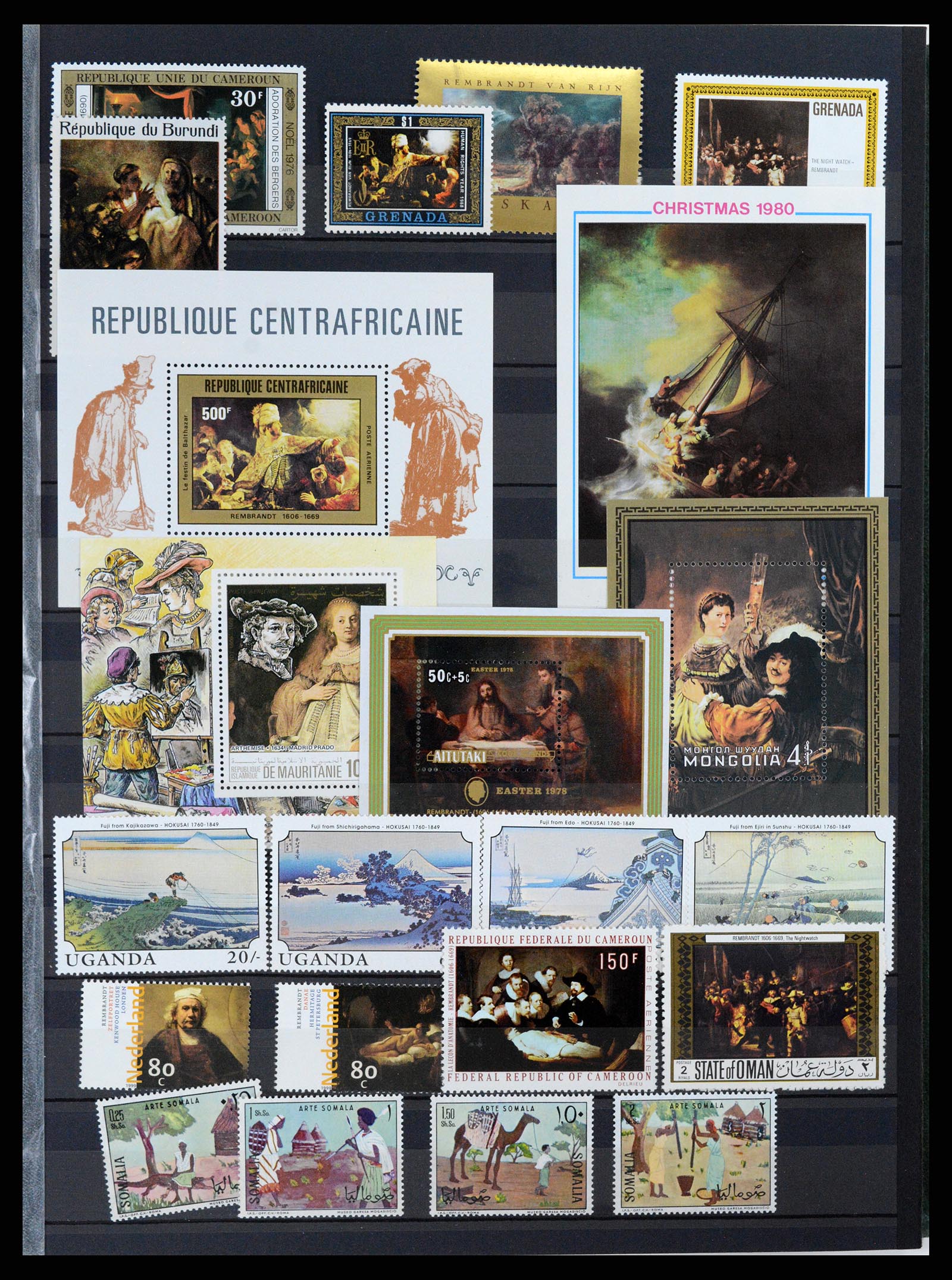 37737 231 - Stamp collection 37737 Thematics Art 1950-2000.