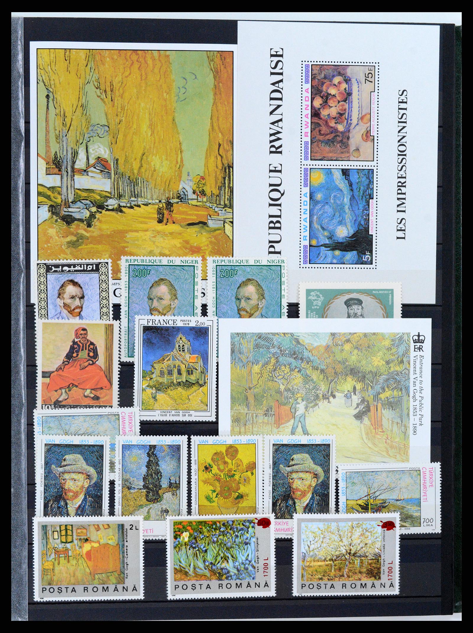 37737 243 - Stamp collection 37737 Thematics Art 1950-2000.