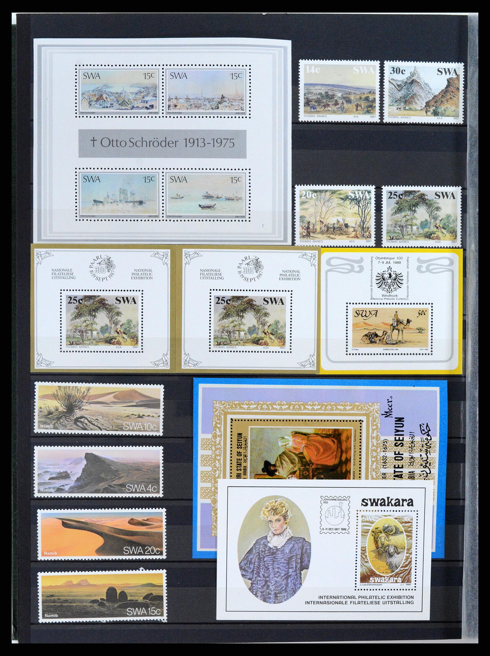 37737 250 - Stamp collection 37737 Thematics Art 1950-2000.
