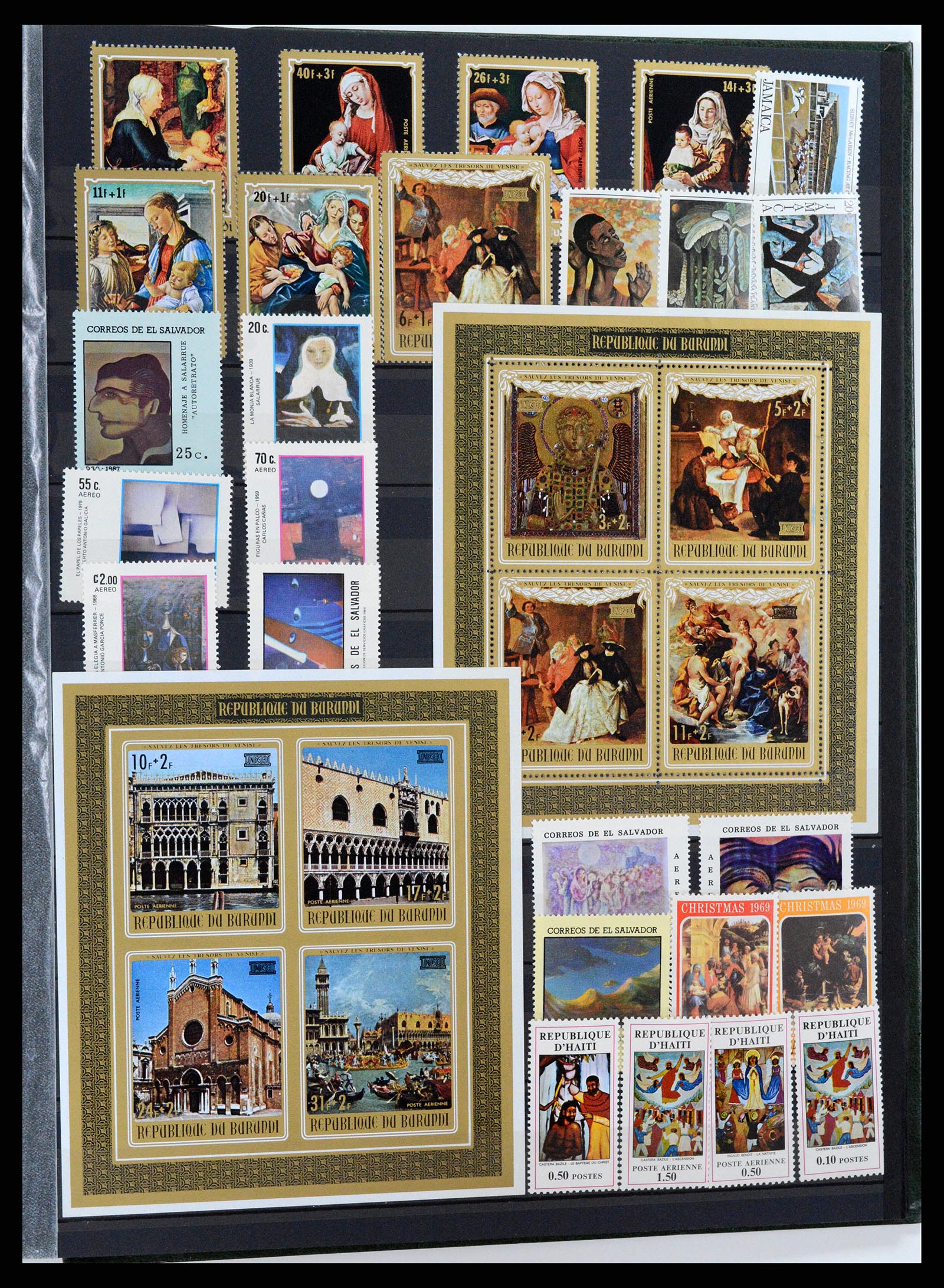 37737 255 - Stamp collection 37737 Thematics Art 1950-2000.