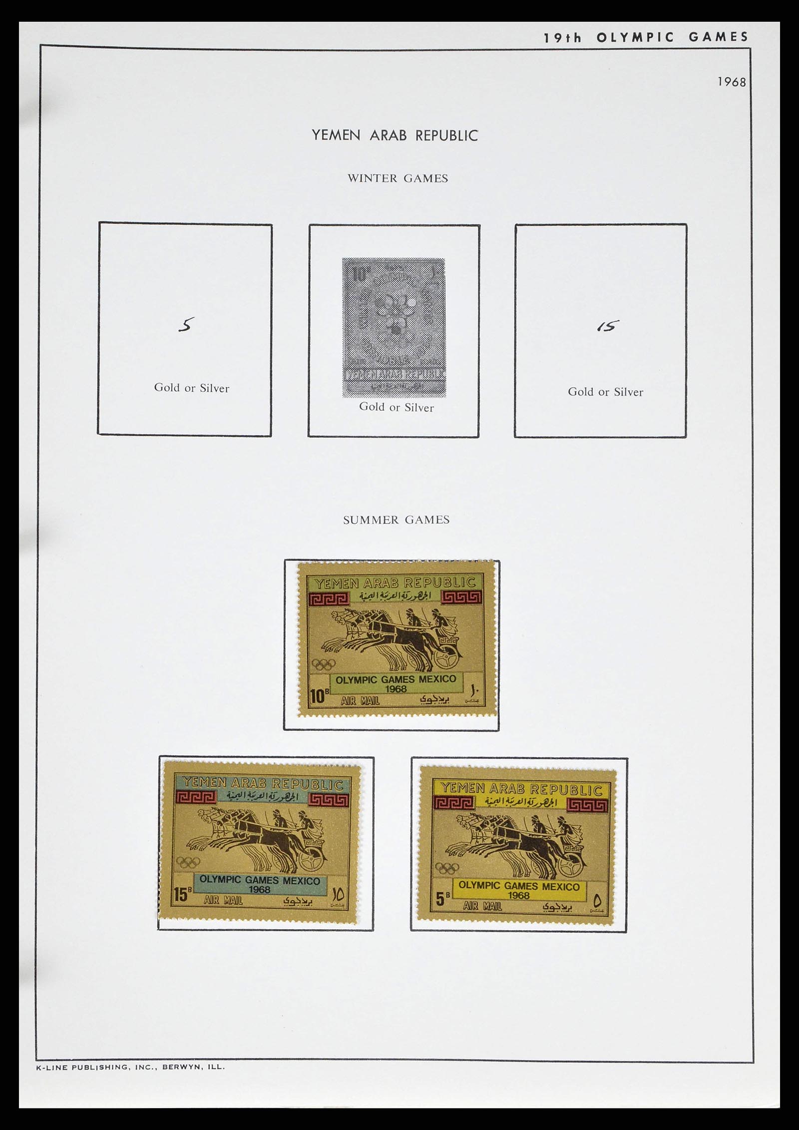 37738 0025 - Stamp collection 37738 Olympic Games 1920-1984.
