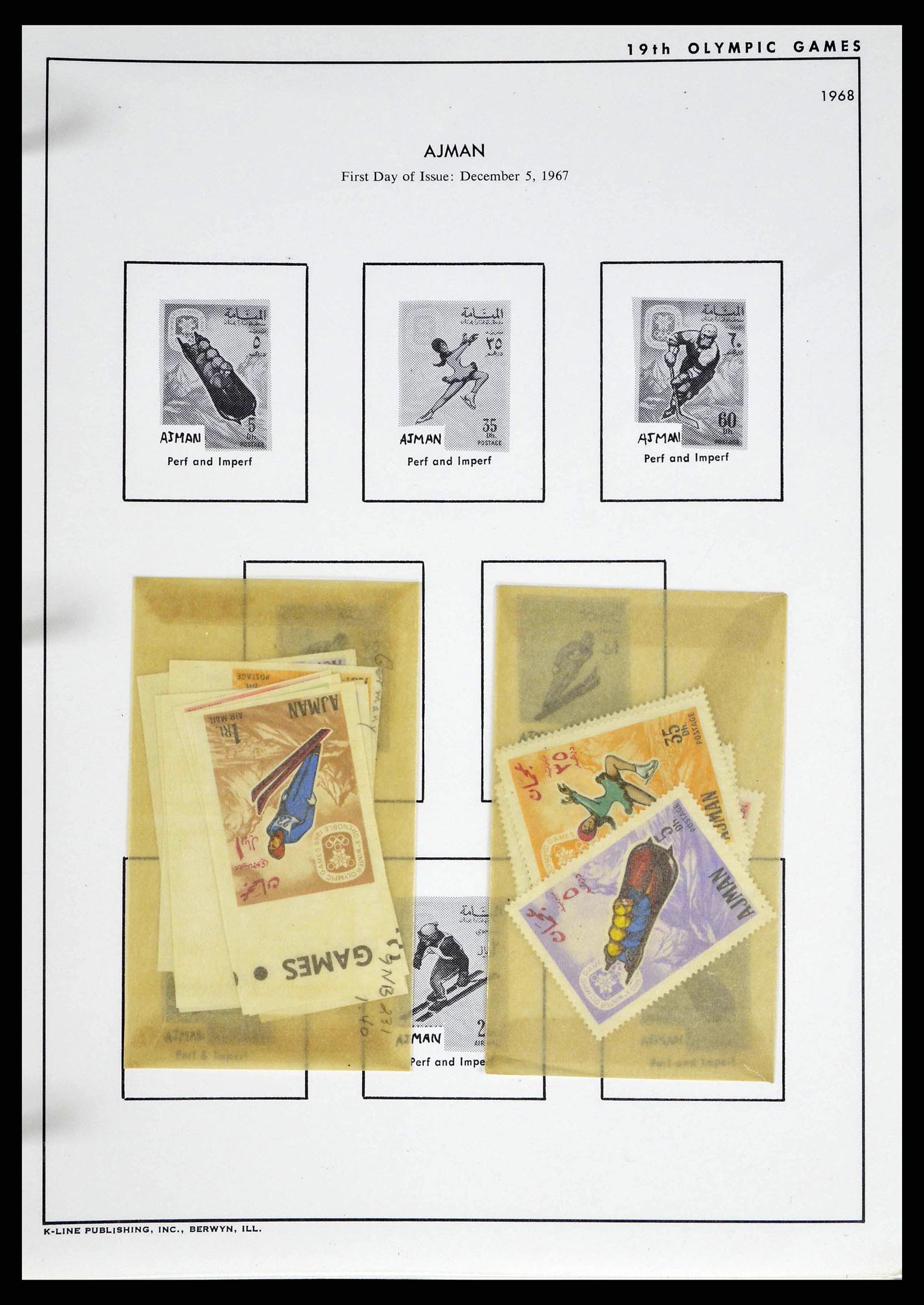 37738 0029 - Stamp collection 37738 Olympic Games 1920-1984.
