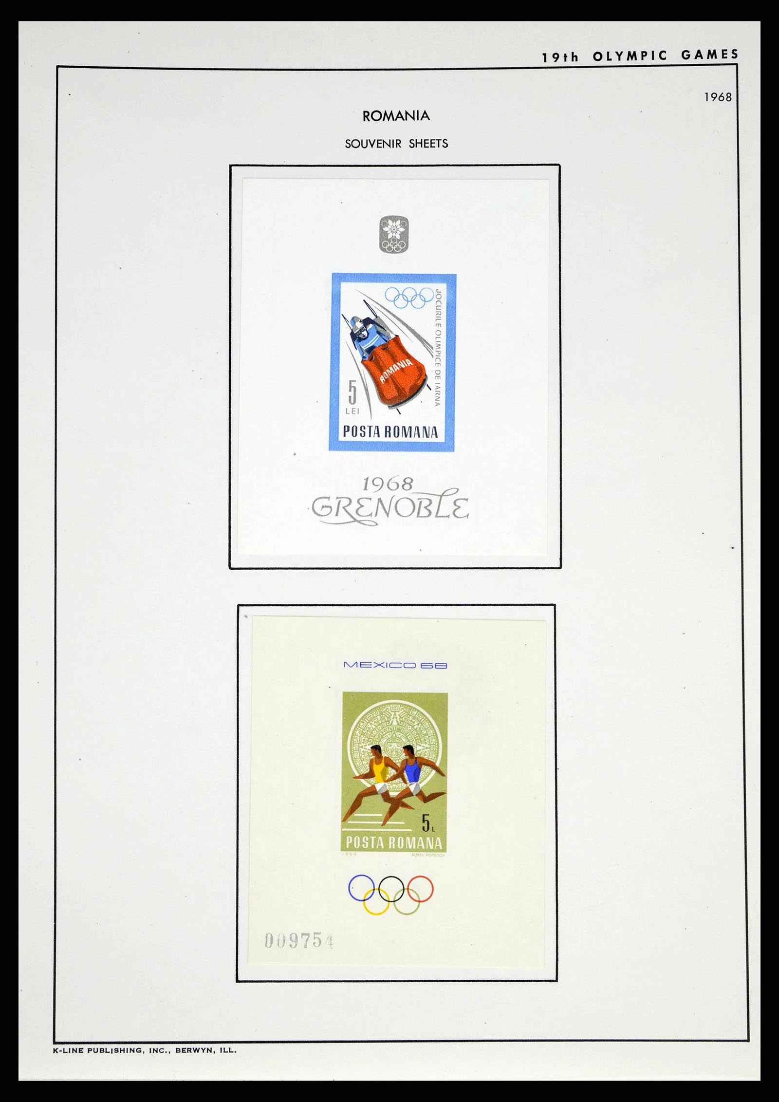 37738 0061 - Stamp collection 37738 Olympic Games 1920-1984.